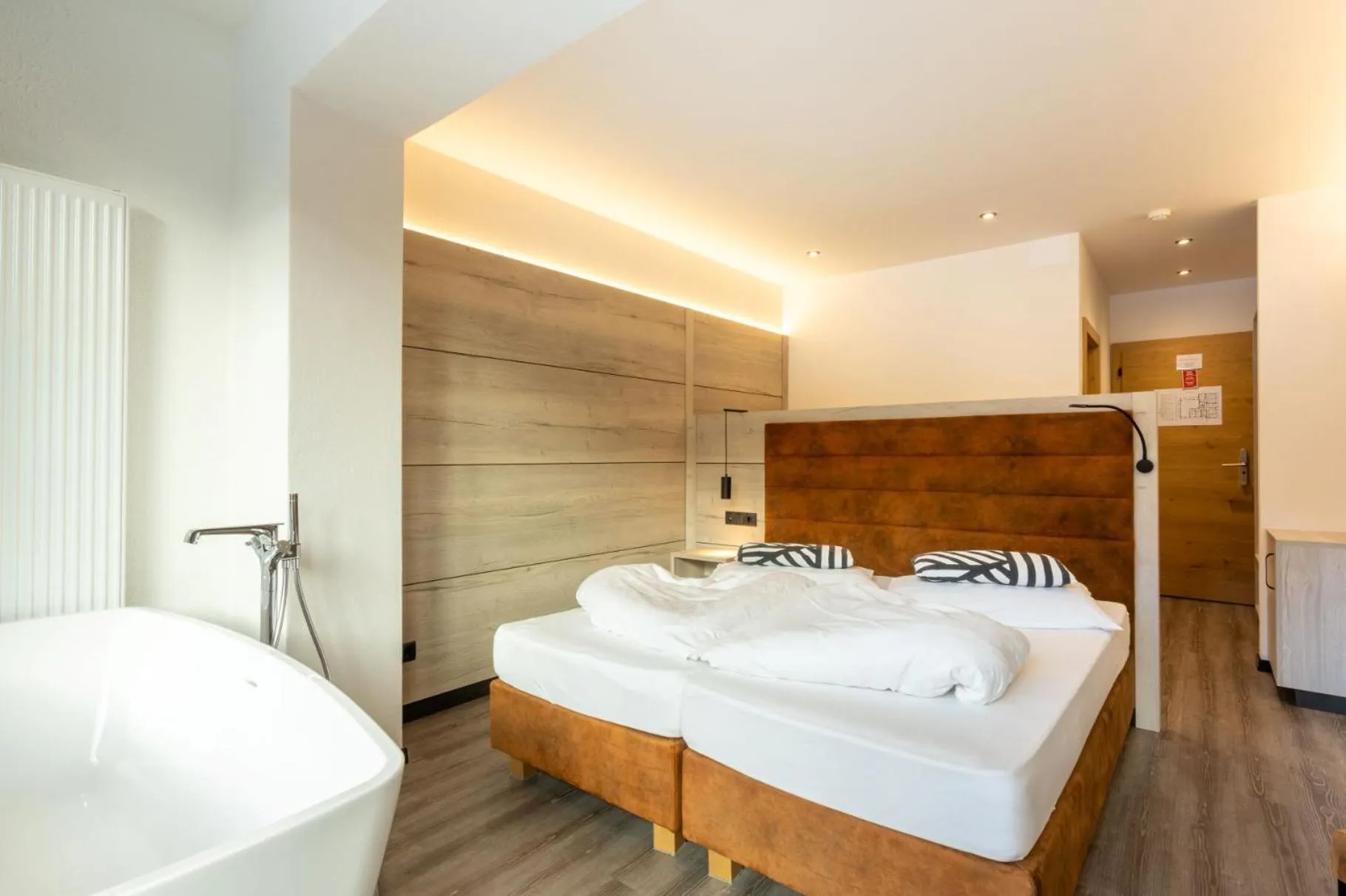 Bed in Biovita Hotel Alpi