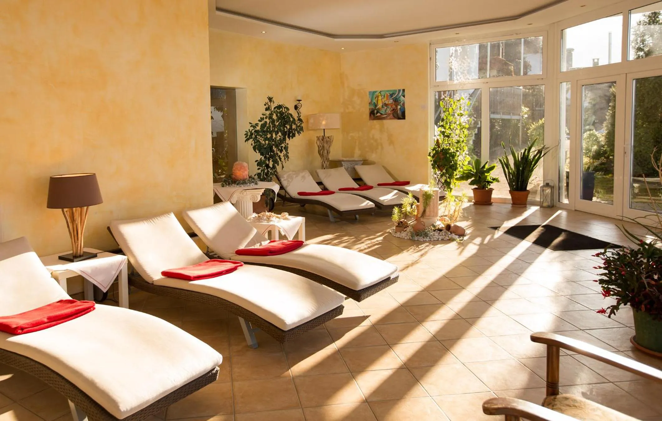 Spa and wellness centre/facilities in Seehotel Grauer Bär