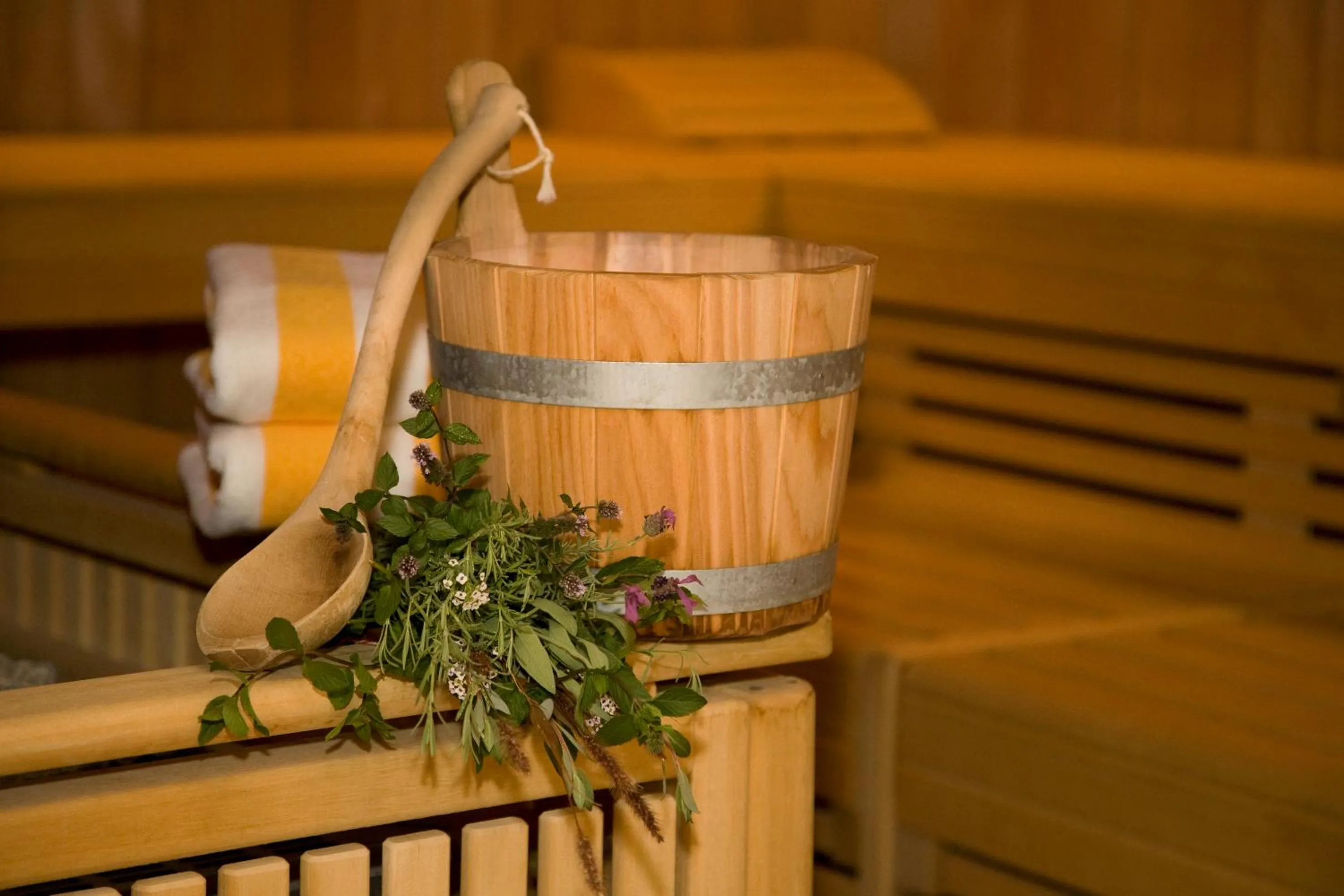 Spa and wellness centre/facilities in Seehotel Grauer Bär