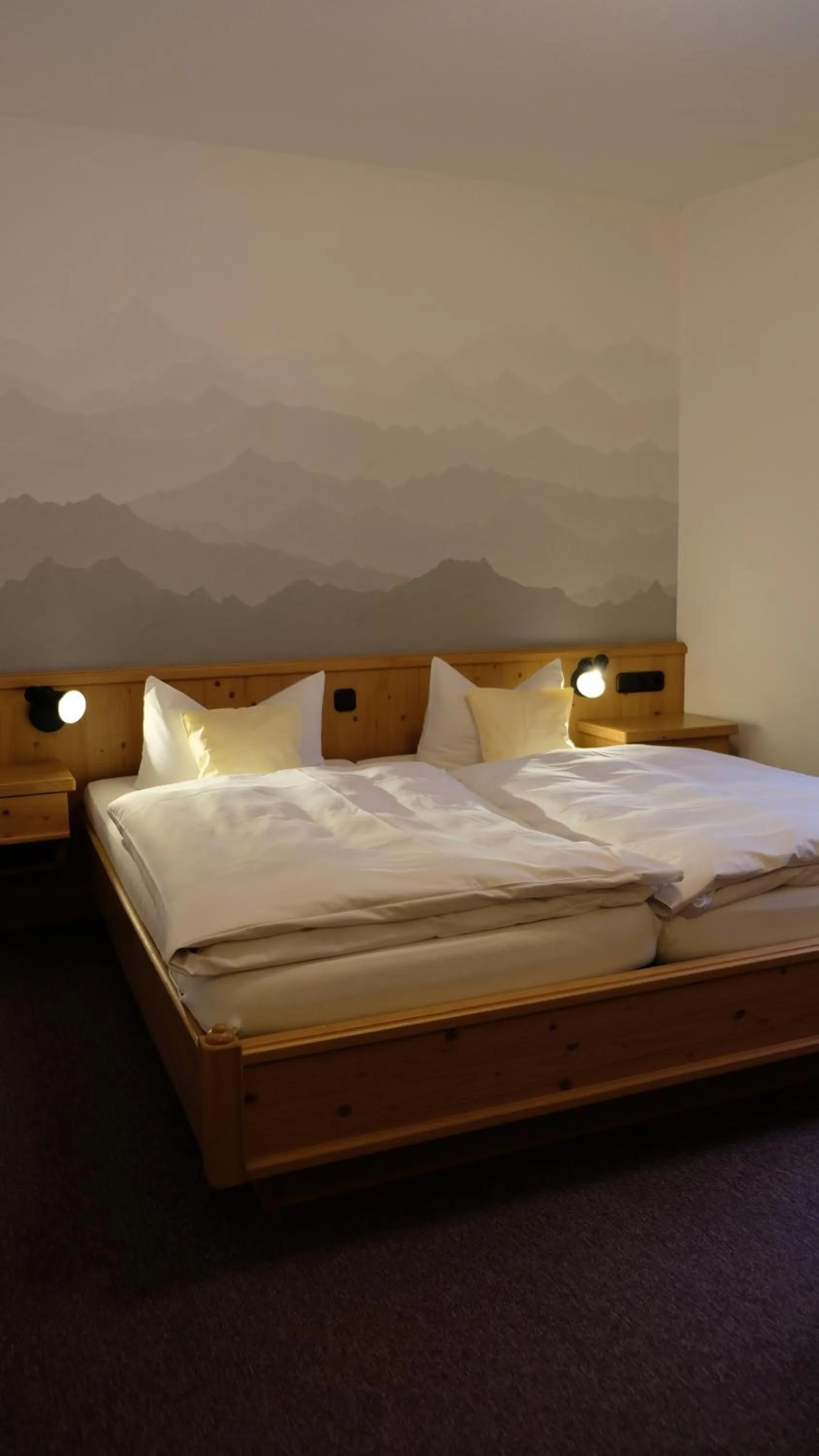 Bed in Seehotel Grauer Bär