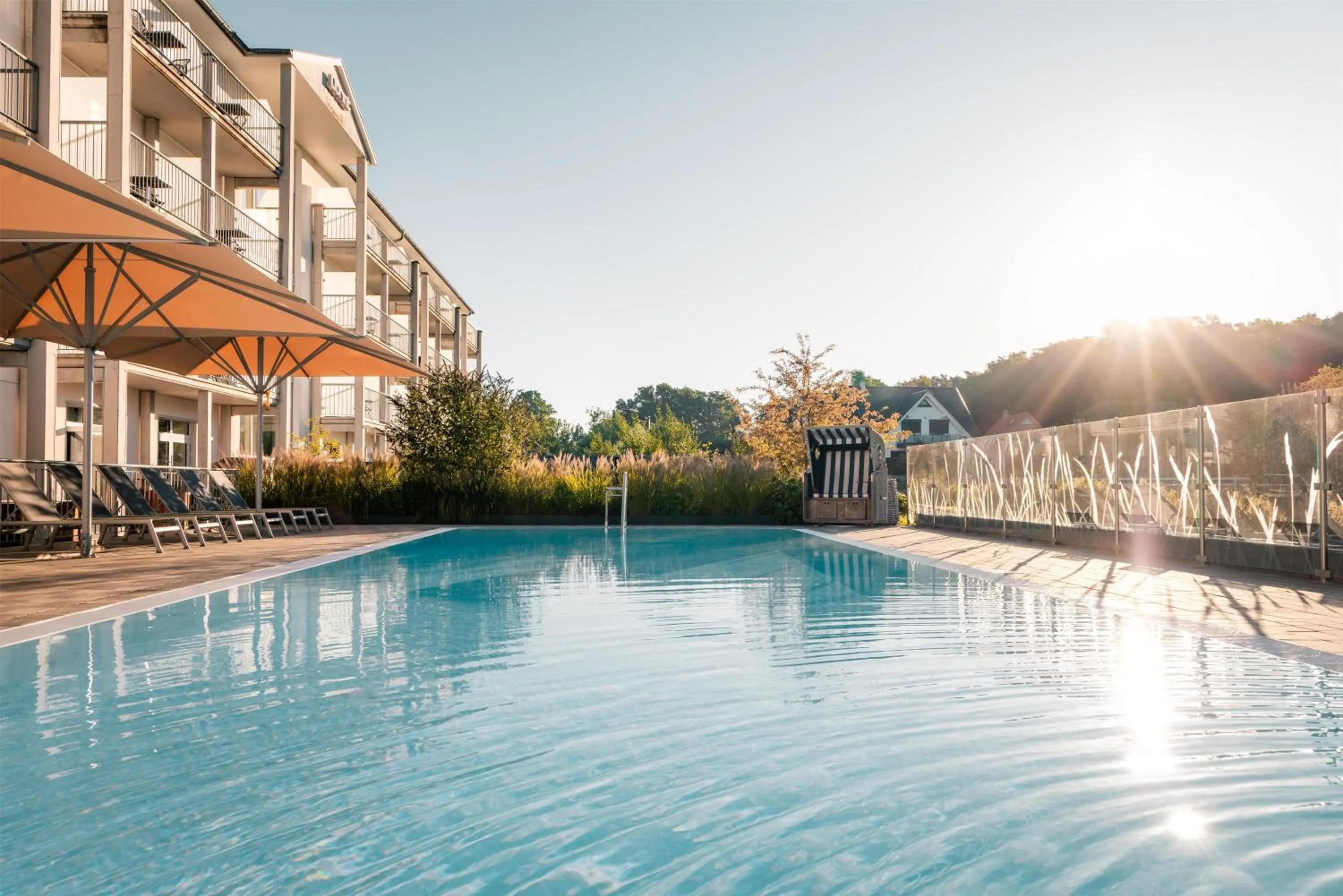 Pool view in Dorint Resort Baltic Hills Usedom