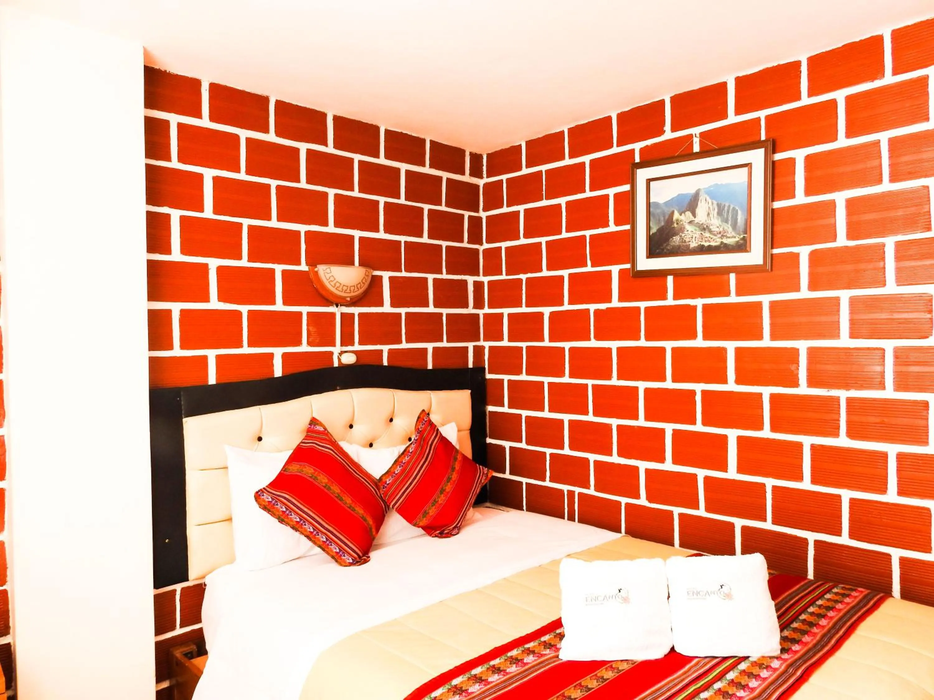 Bed in Hostal Encanto Machupicchu