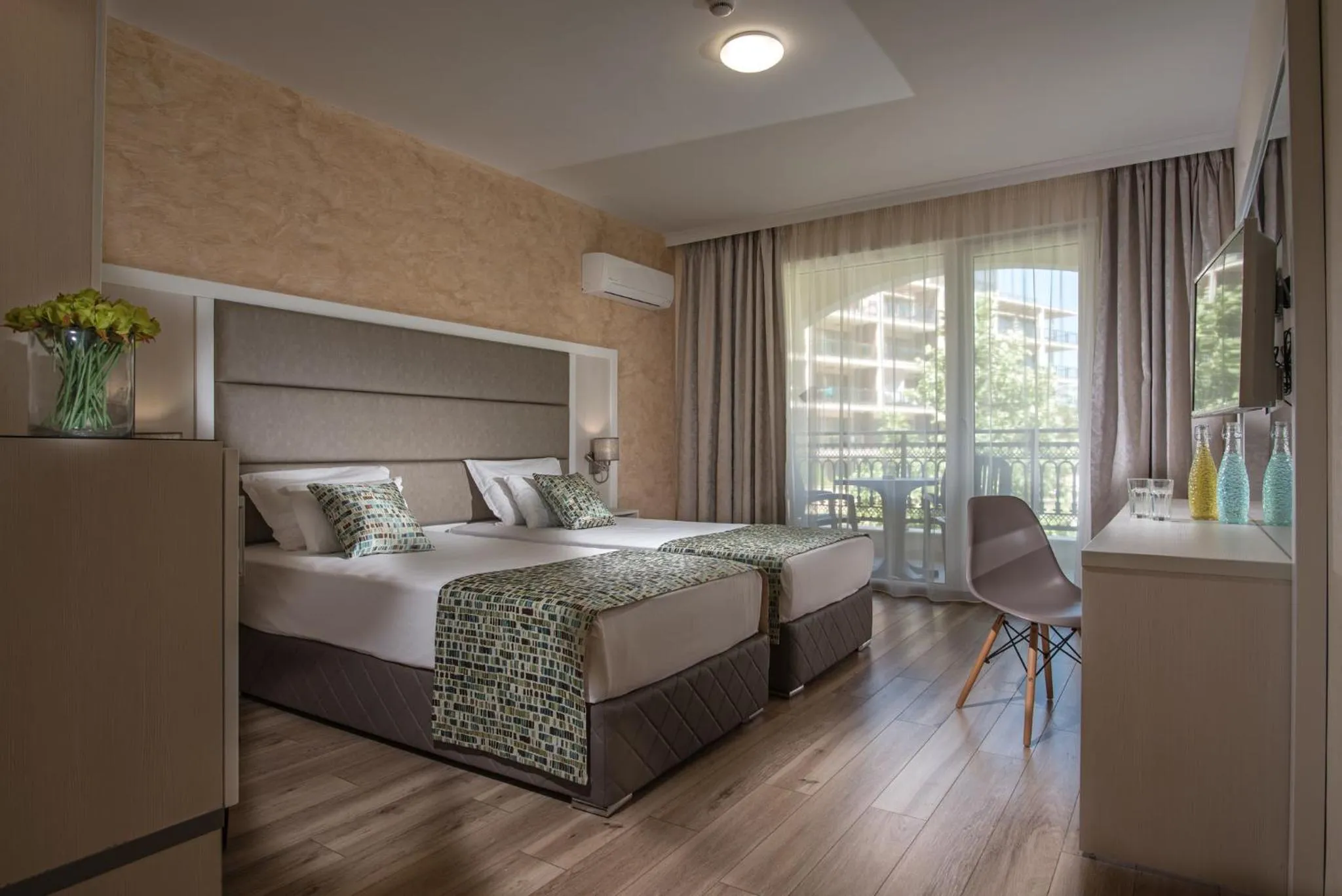 Bed in Marina Sands Bijou Boutique - excellent choice for travelers visiting Obzor 2-4p