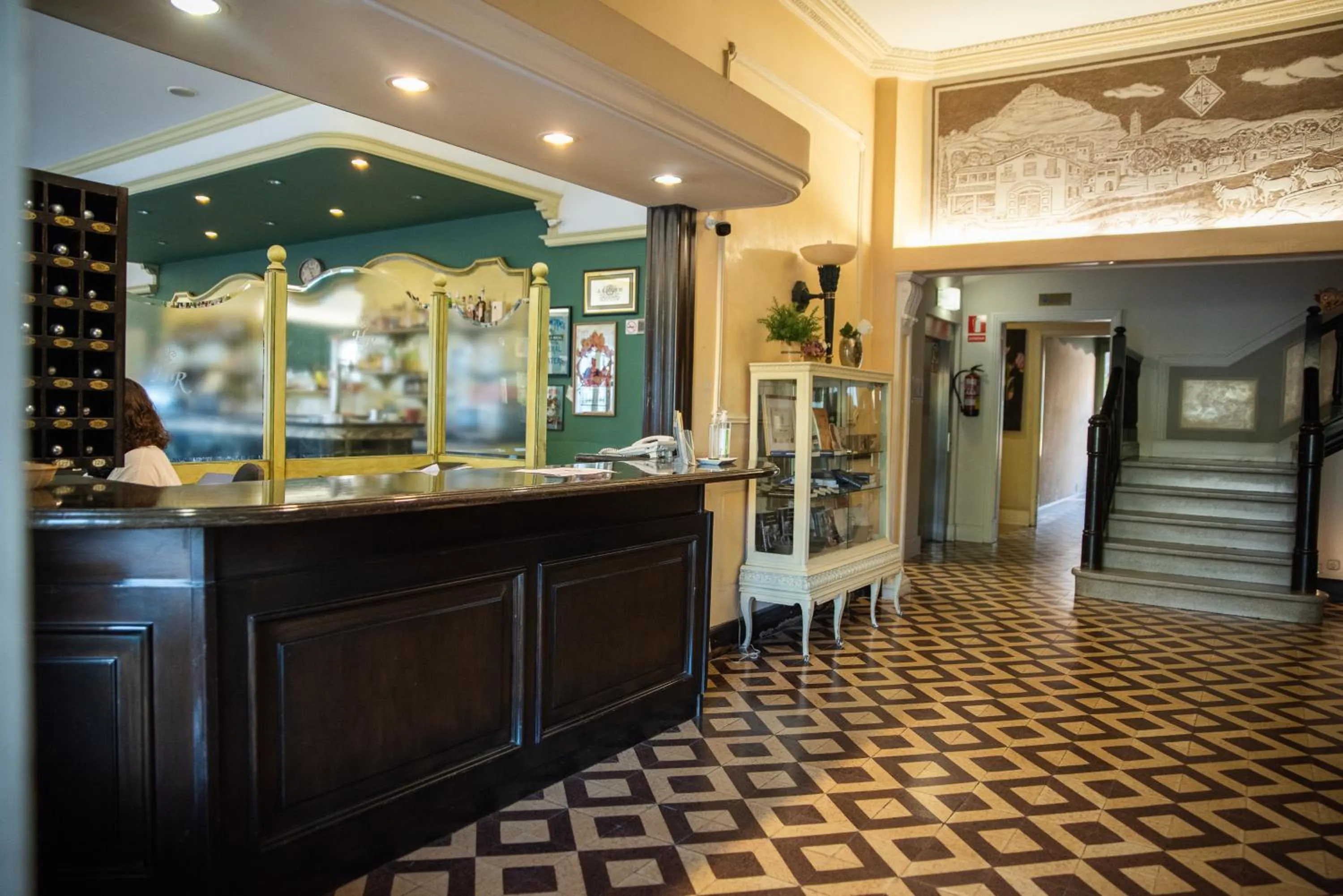 Lobby or reception in Hotel Robert