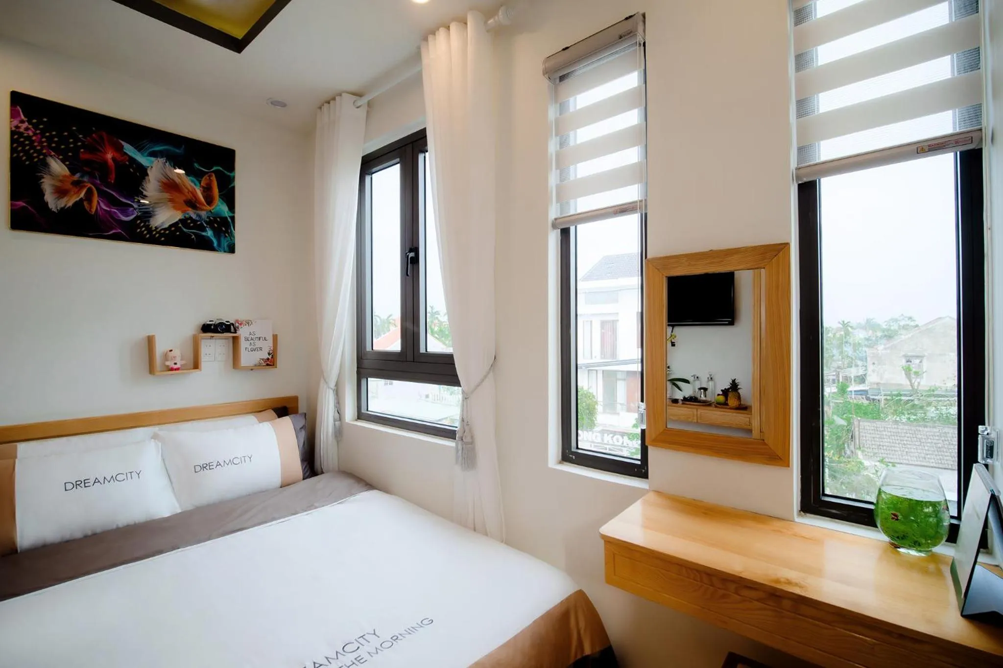 City view, Bed in Hoian Royal Villa