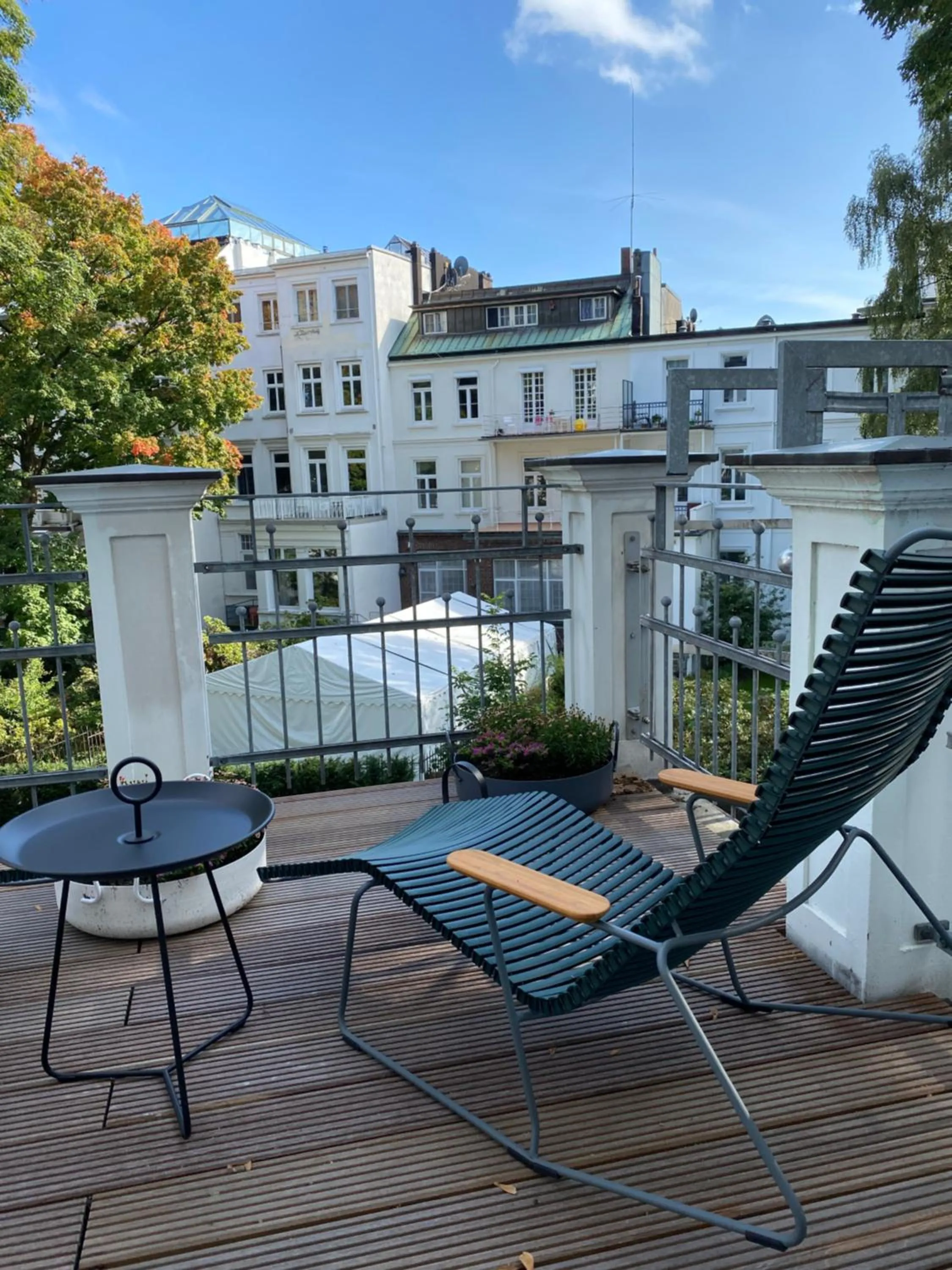 Balcony/Terrace in stilwerk Hotel Heimhude