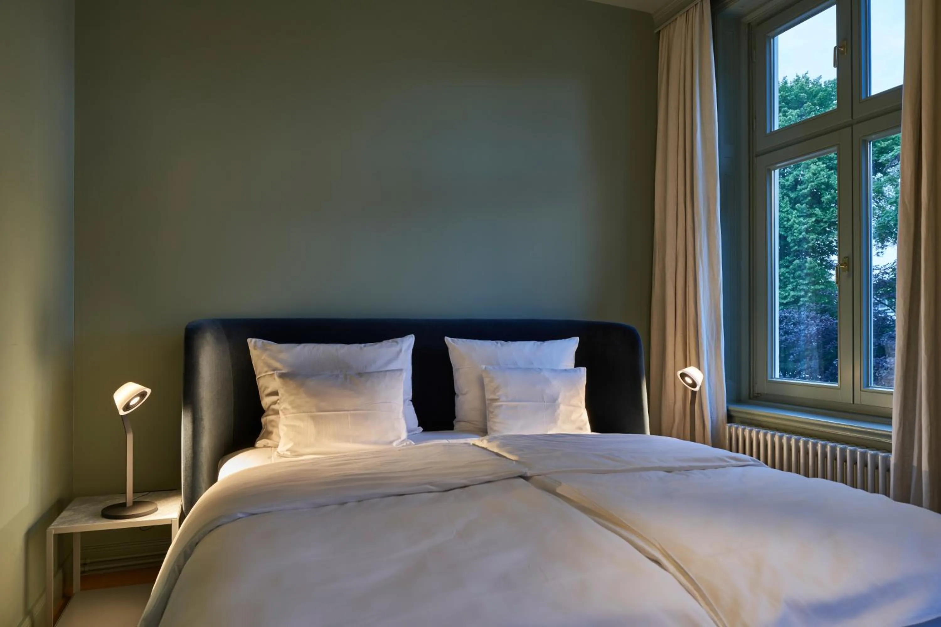 Bed in stilwerk Hotel Heimhude