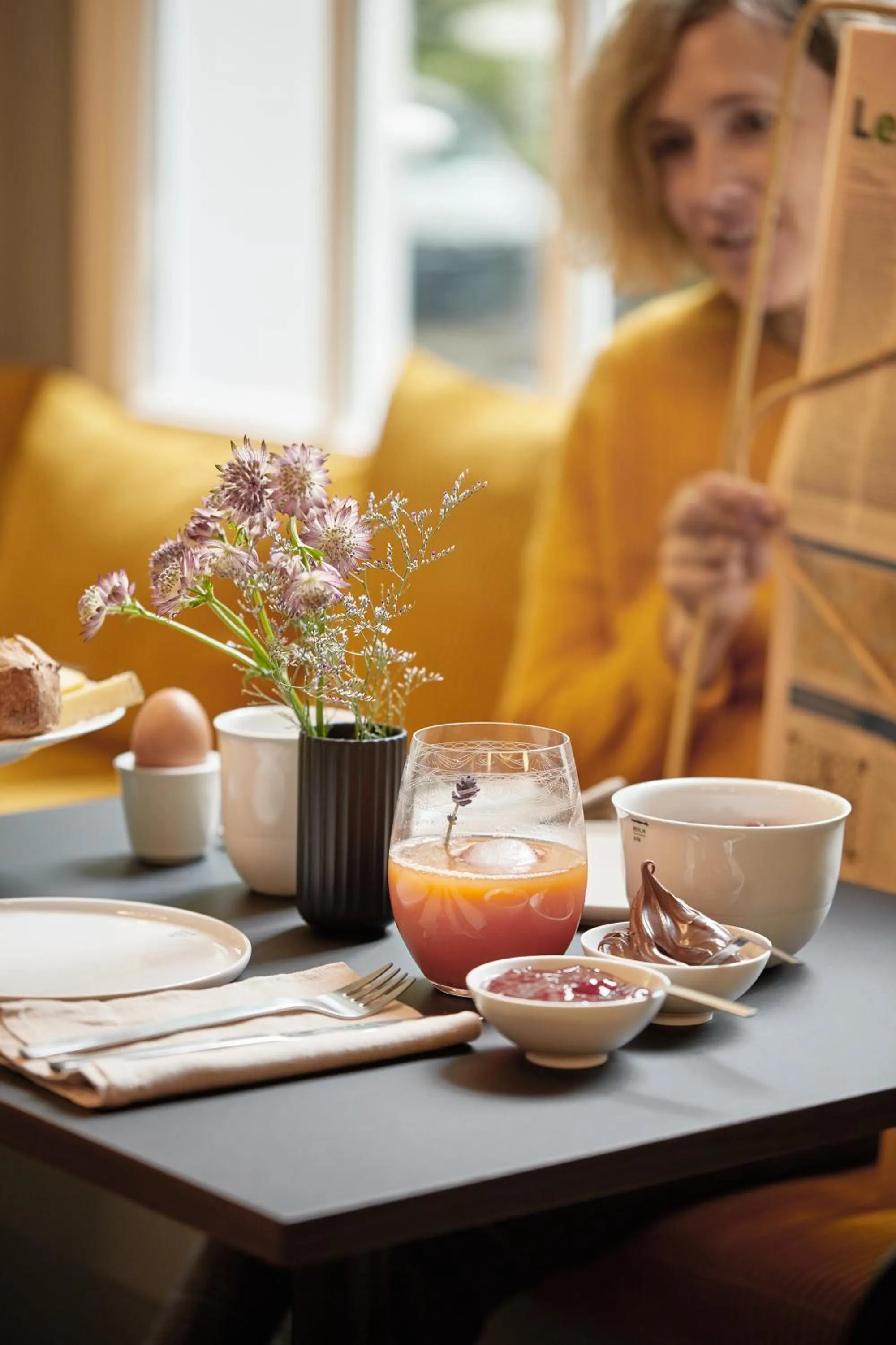 Food and drinks in stilwerk Hotel Heimhude