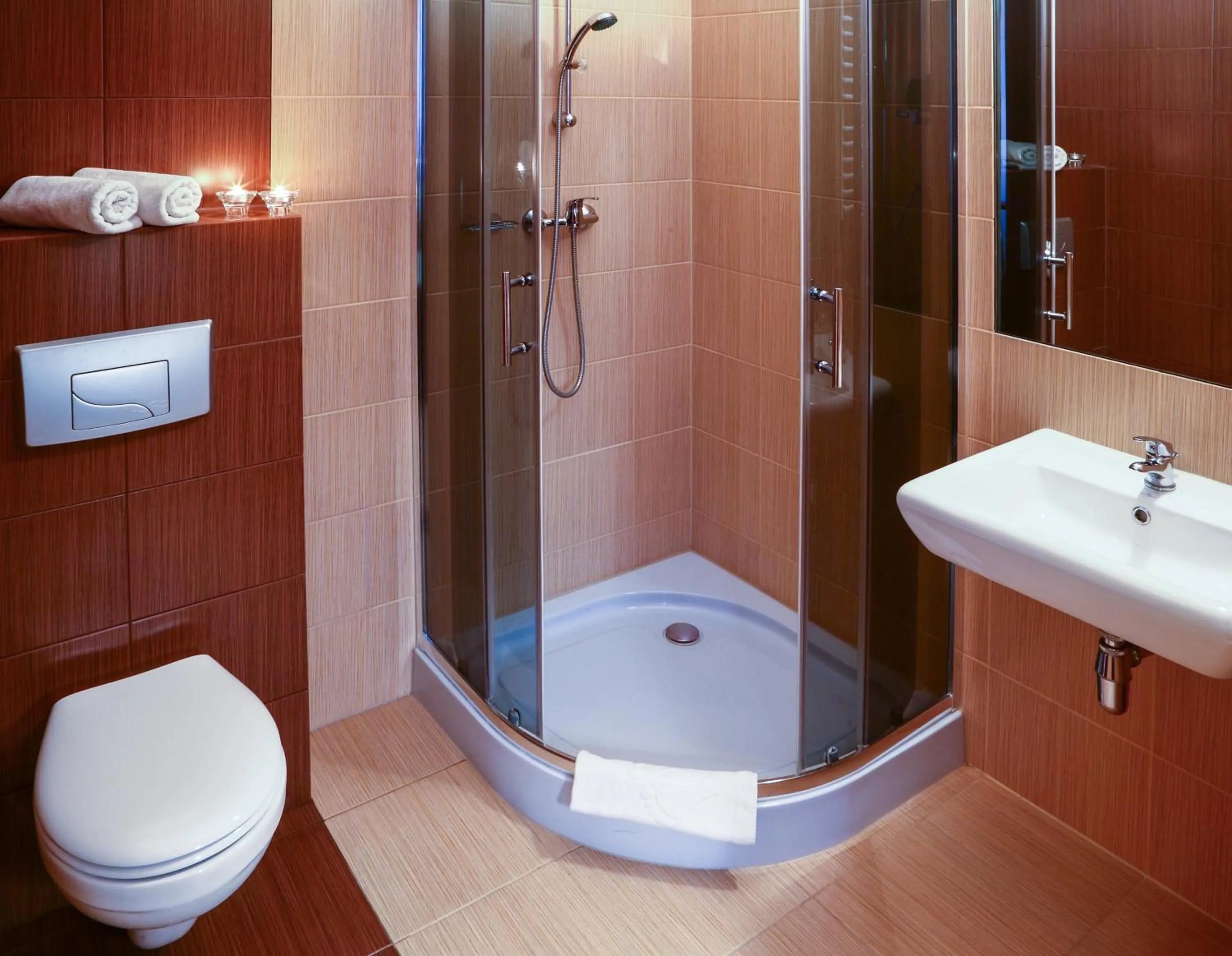 Shower in Hotel Mikulski