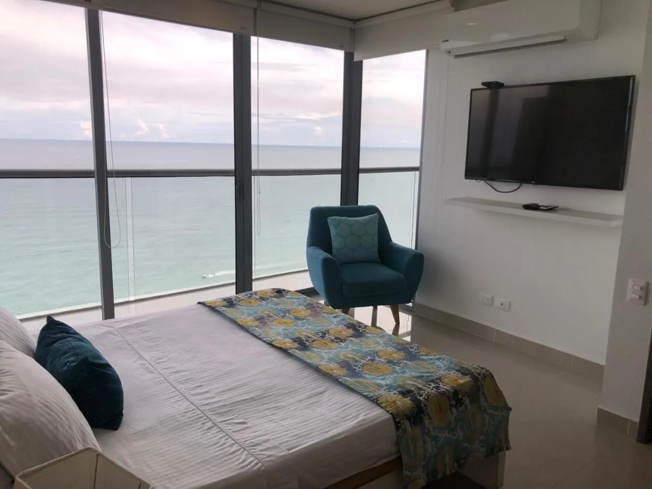 Bed in Apartamentos frente al mar en Morros City