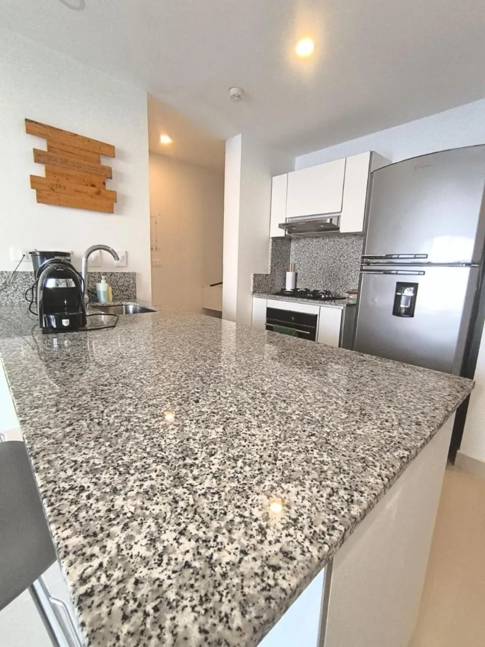 kitchen in Apartamentos frente al mar en Morros City