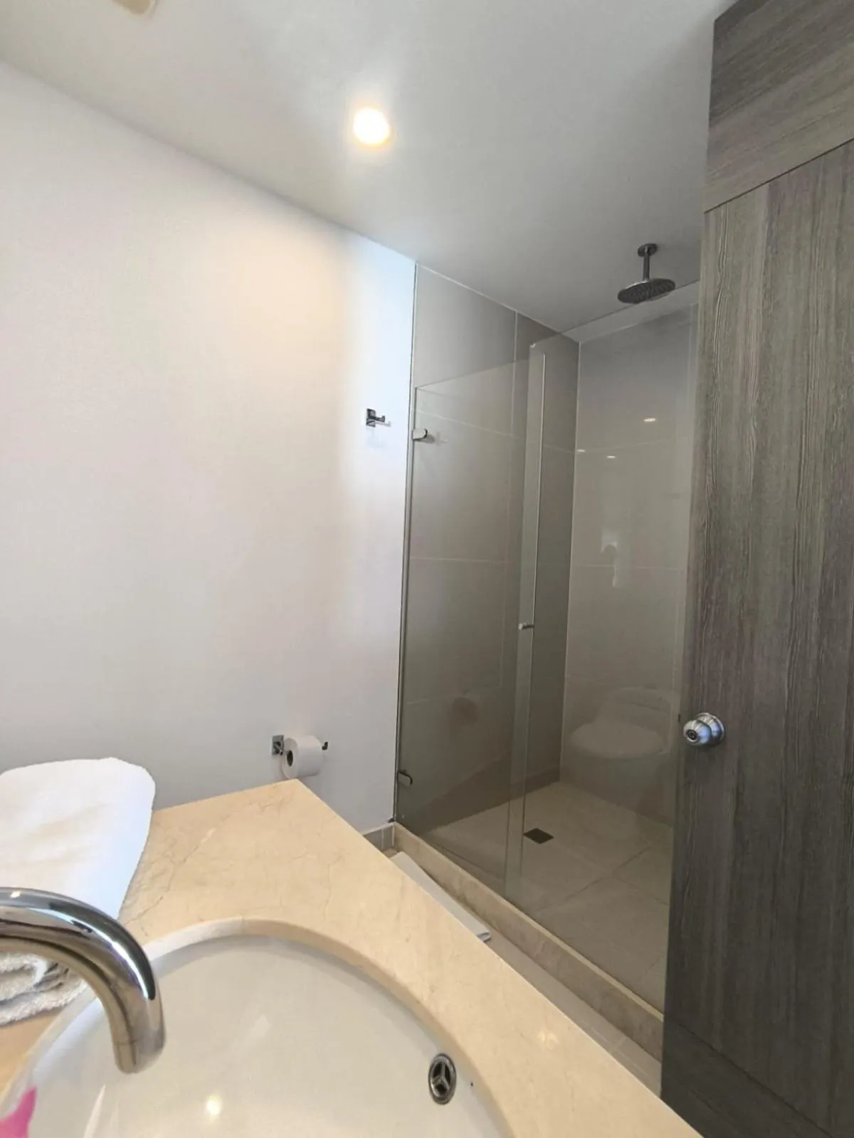 Bathroom in Apartamentos frente al mar en Morros City