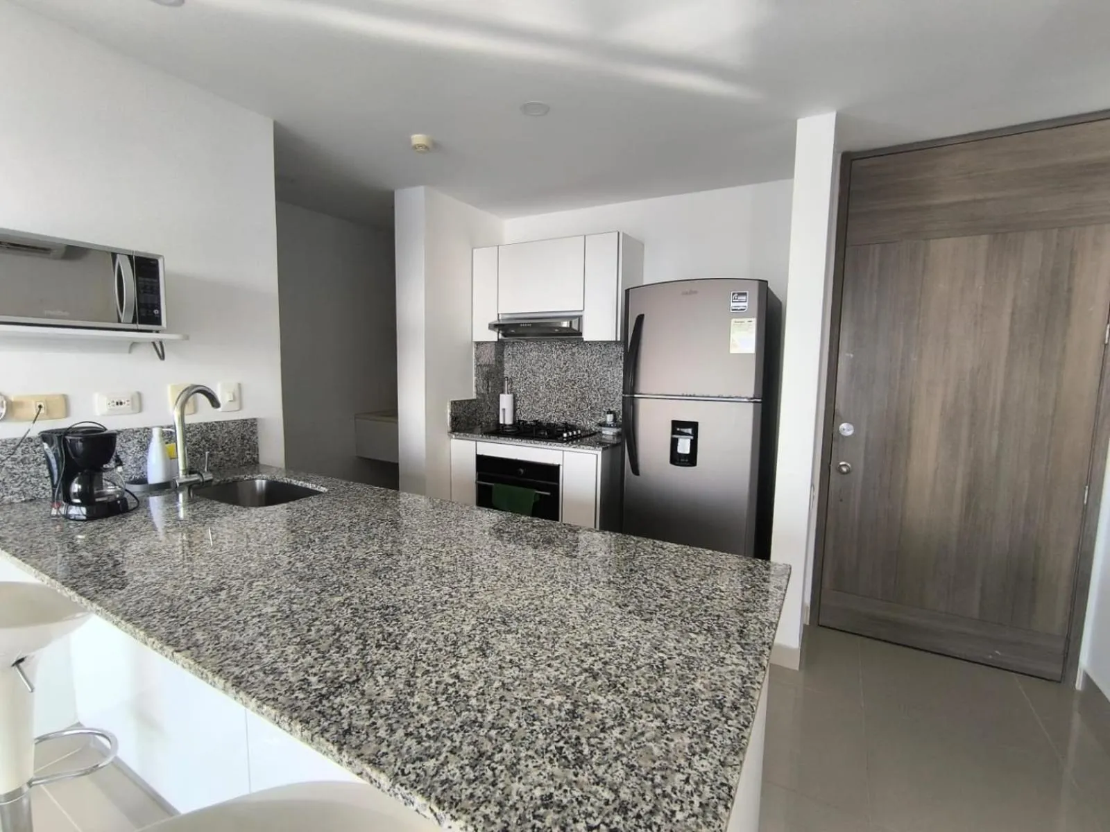 kitchen in Apartamentos frente al mar en Morros City