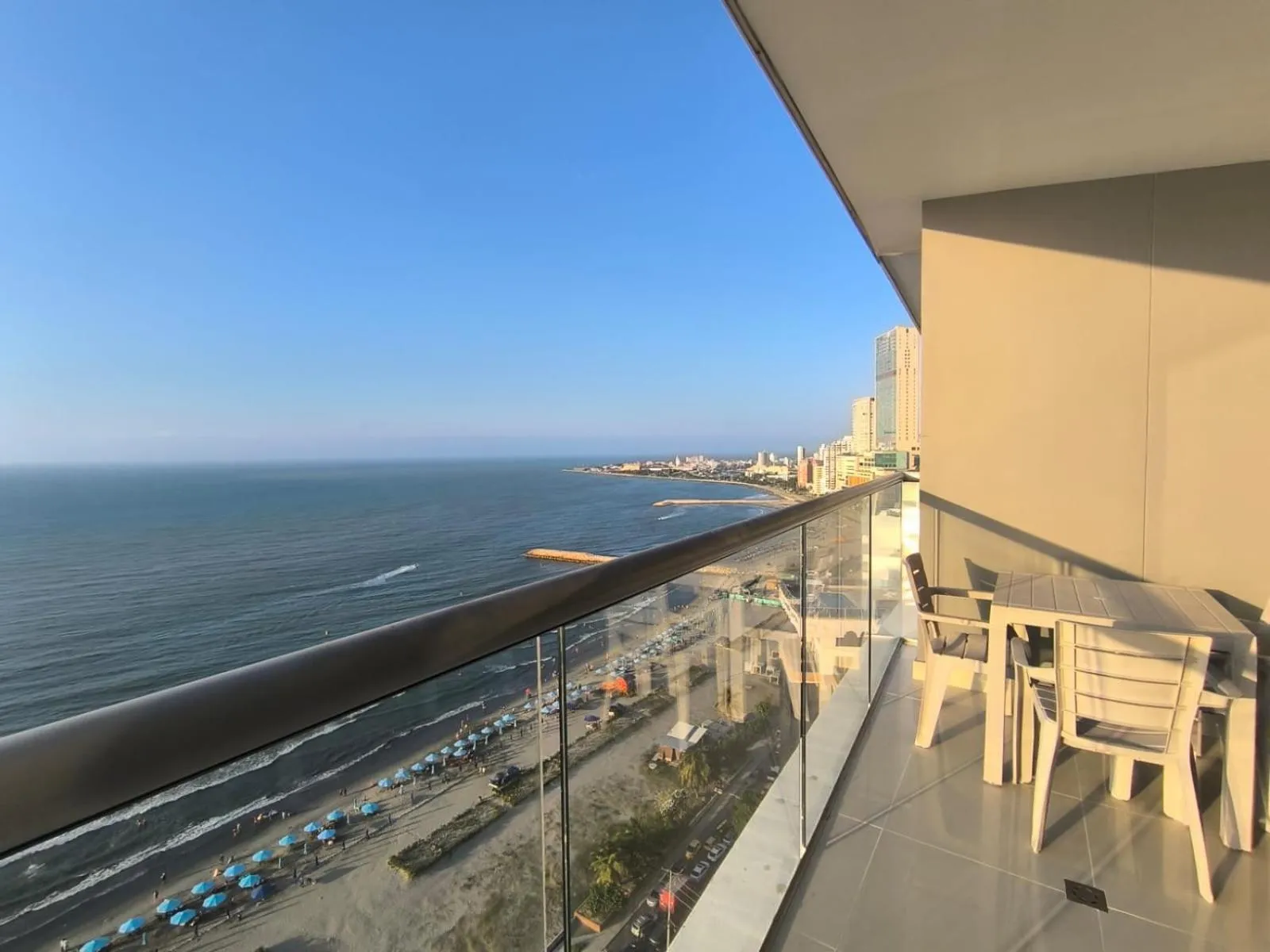 Balcony/Terrace in Apartamentos frente al mar en Morros City