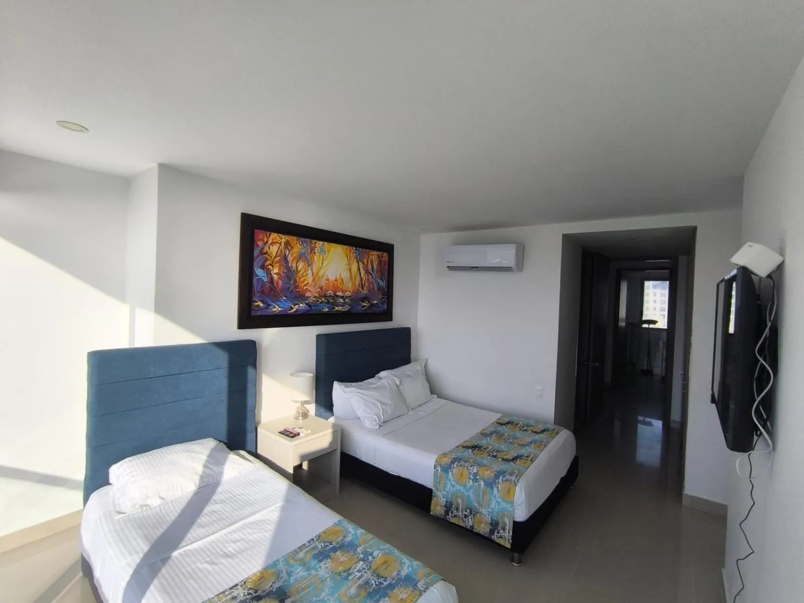 Bed in Apartamentos frente al mar en Morros City