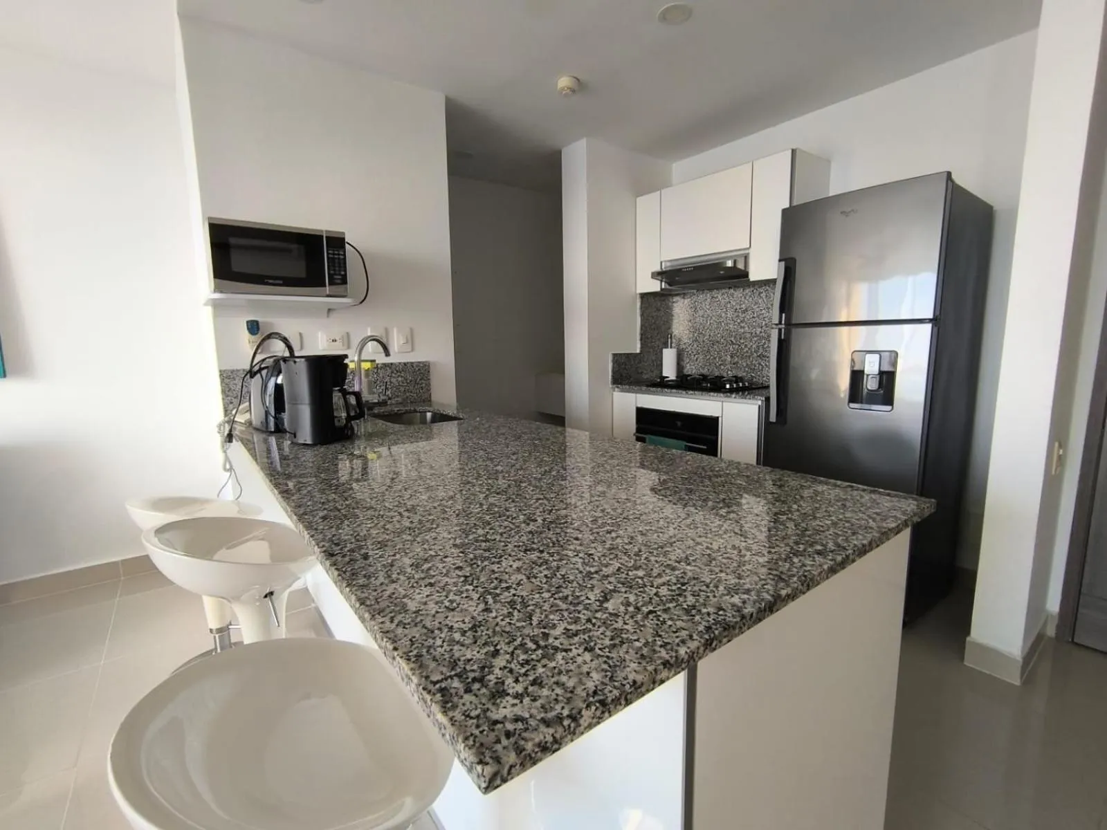 kitchen in Apartamentos frente al mar en Morros City