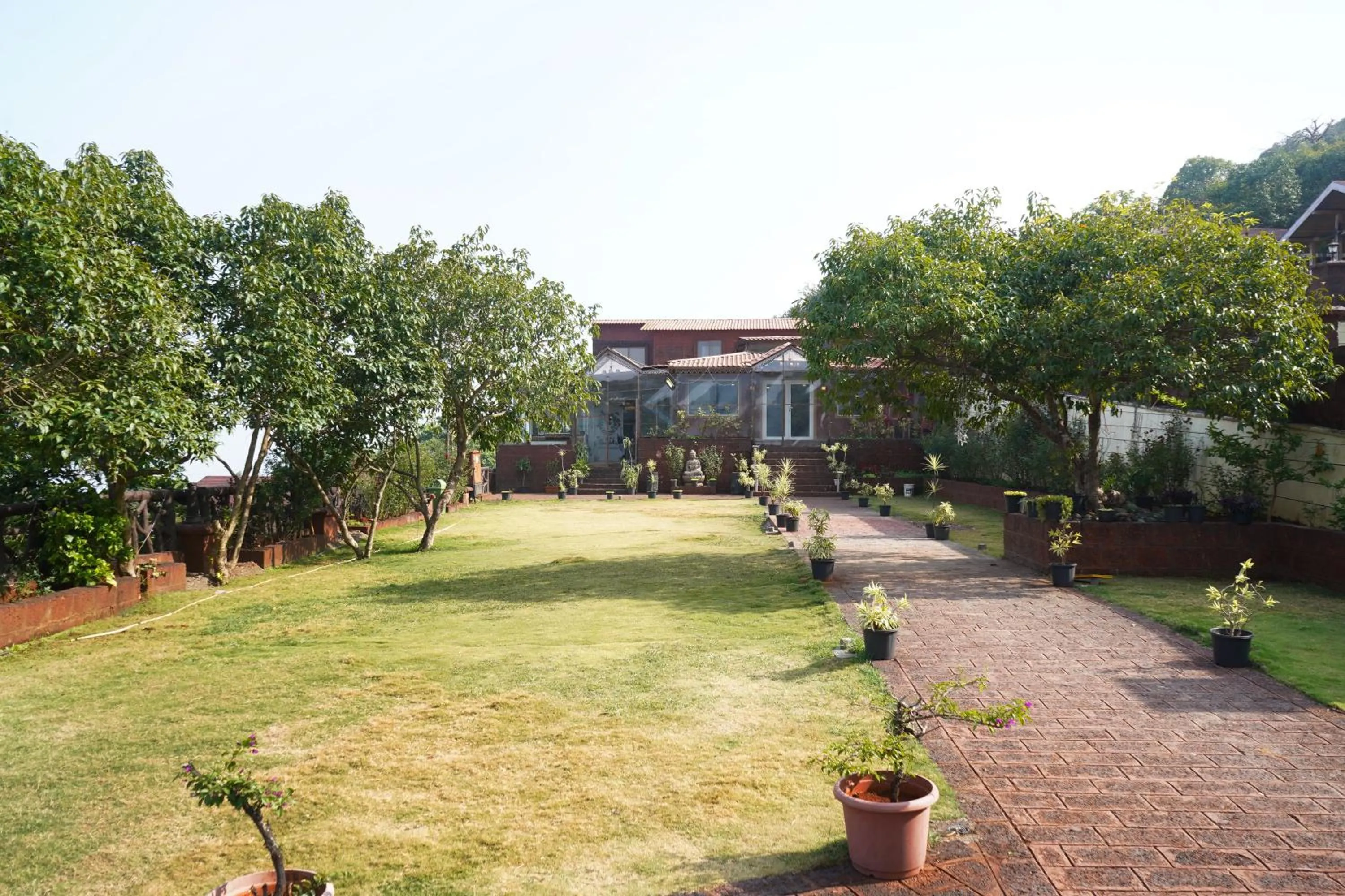 Garden view in Oxygen Resorts Mahabaleshwar