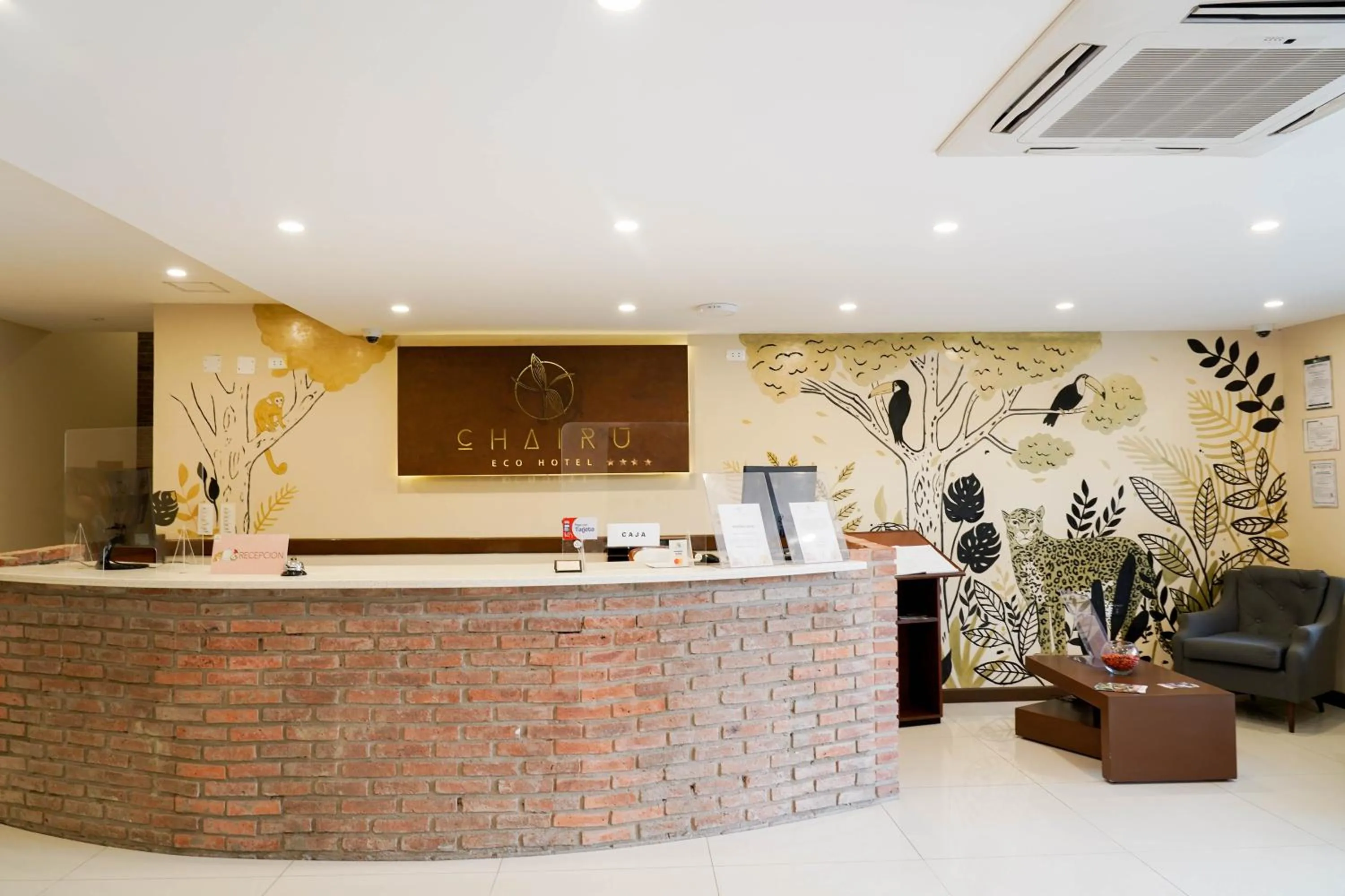 Lobby or reception in Chairu Eco Hotel