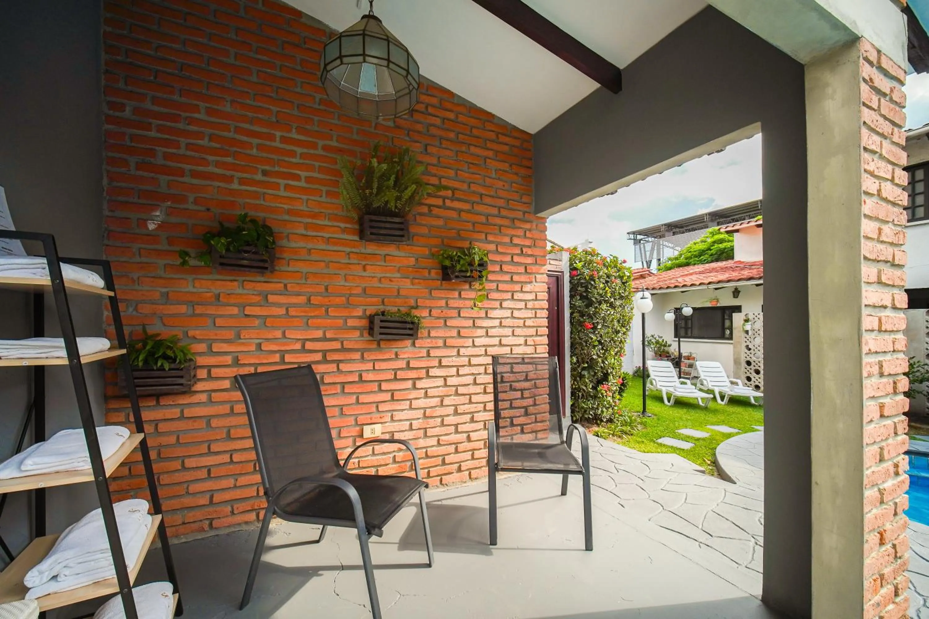 Patio in Chairu Eco Hotel