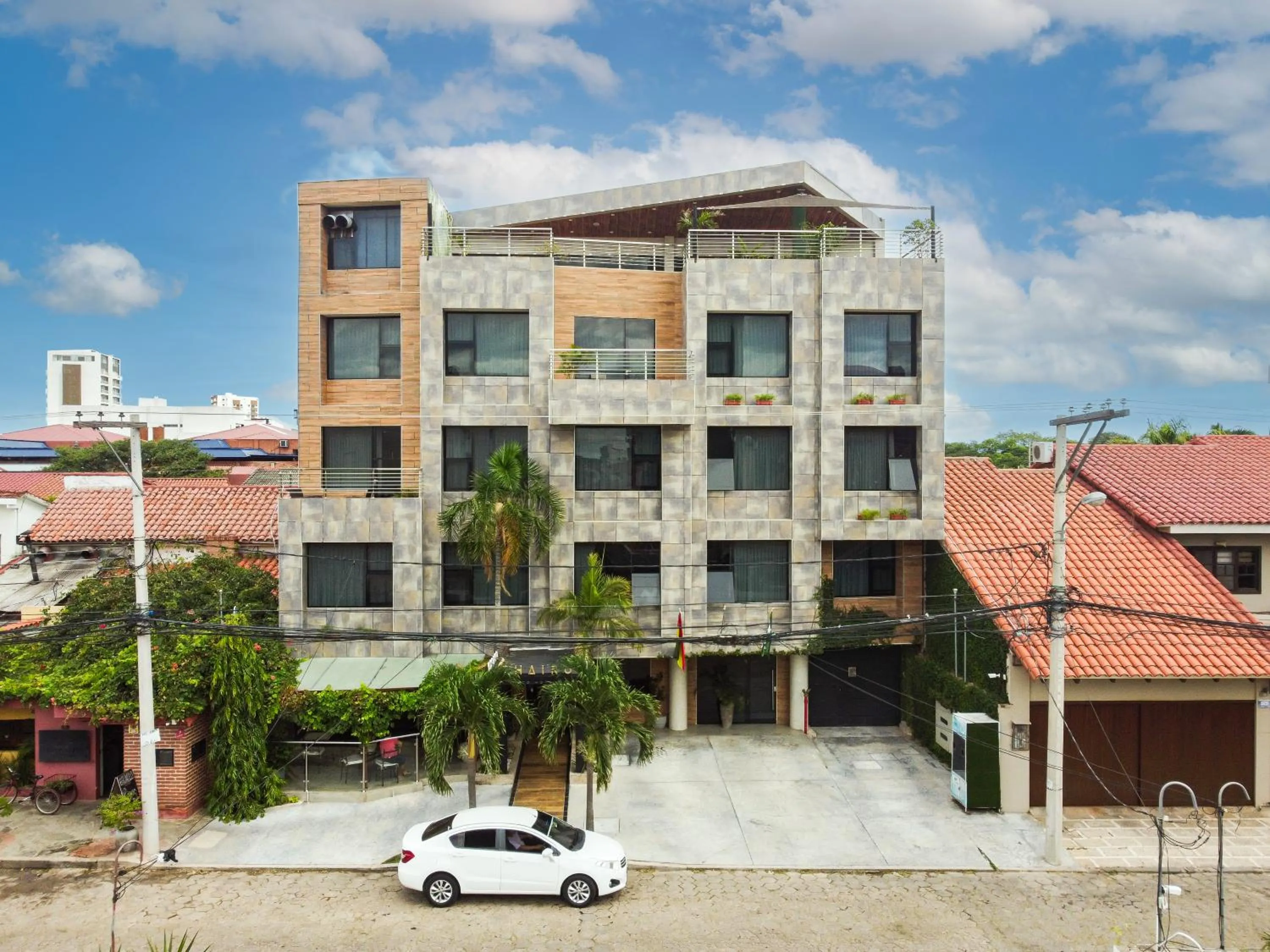 Facade/entrance in Chairu Eco Hotel
