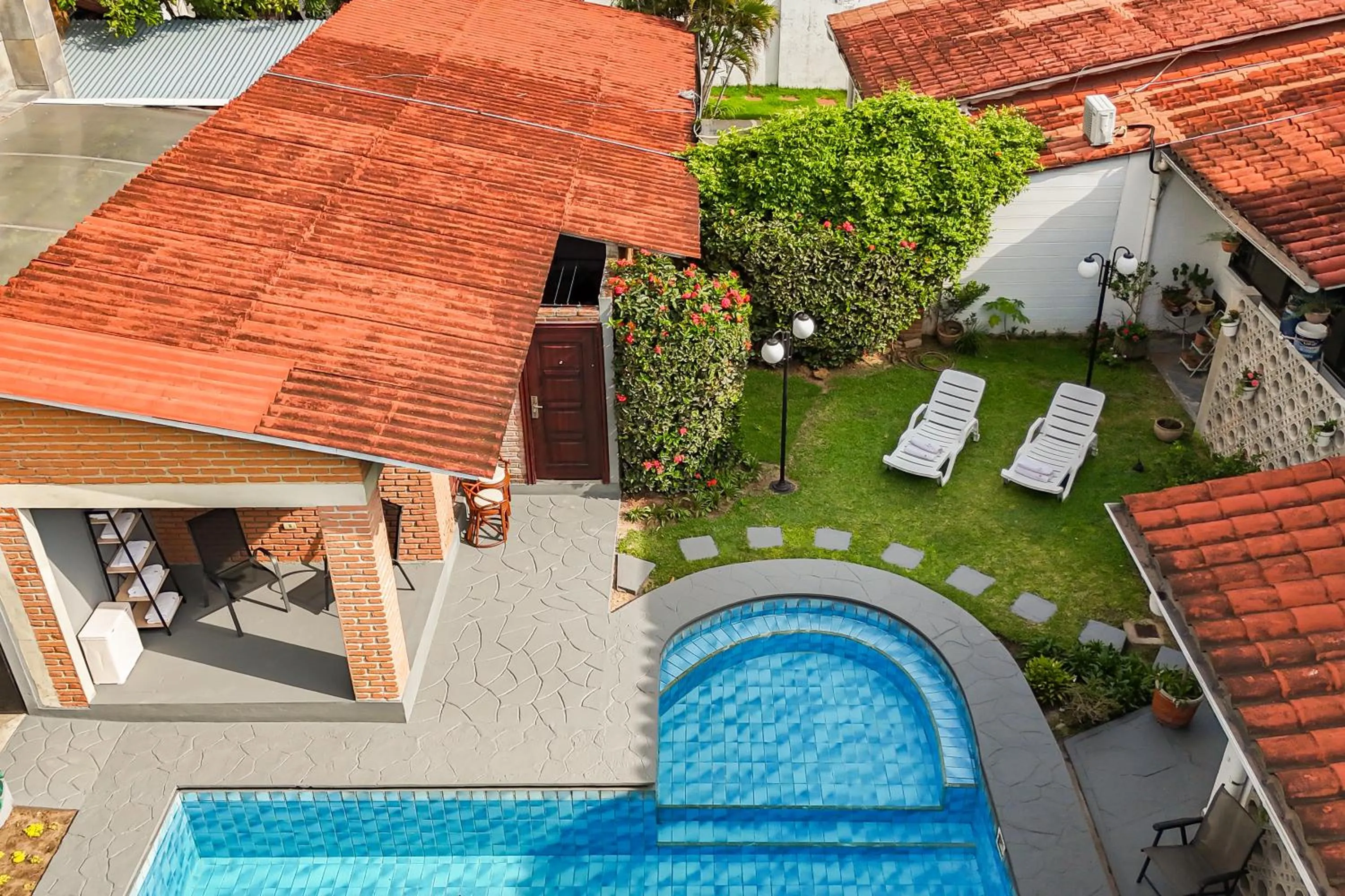 Swimming pool in Chairu Eco Hotel