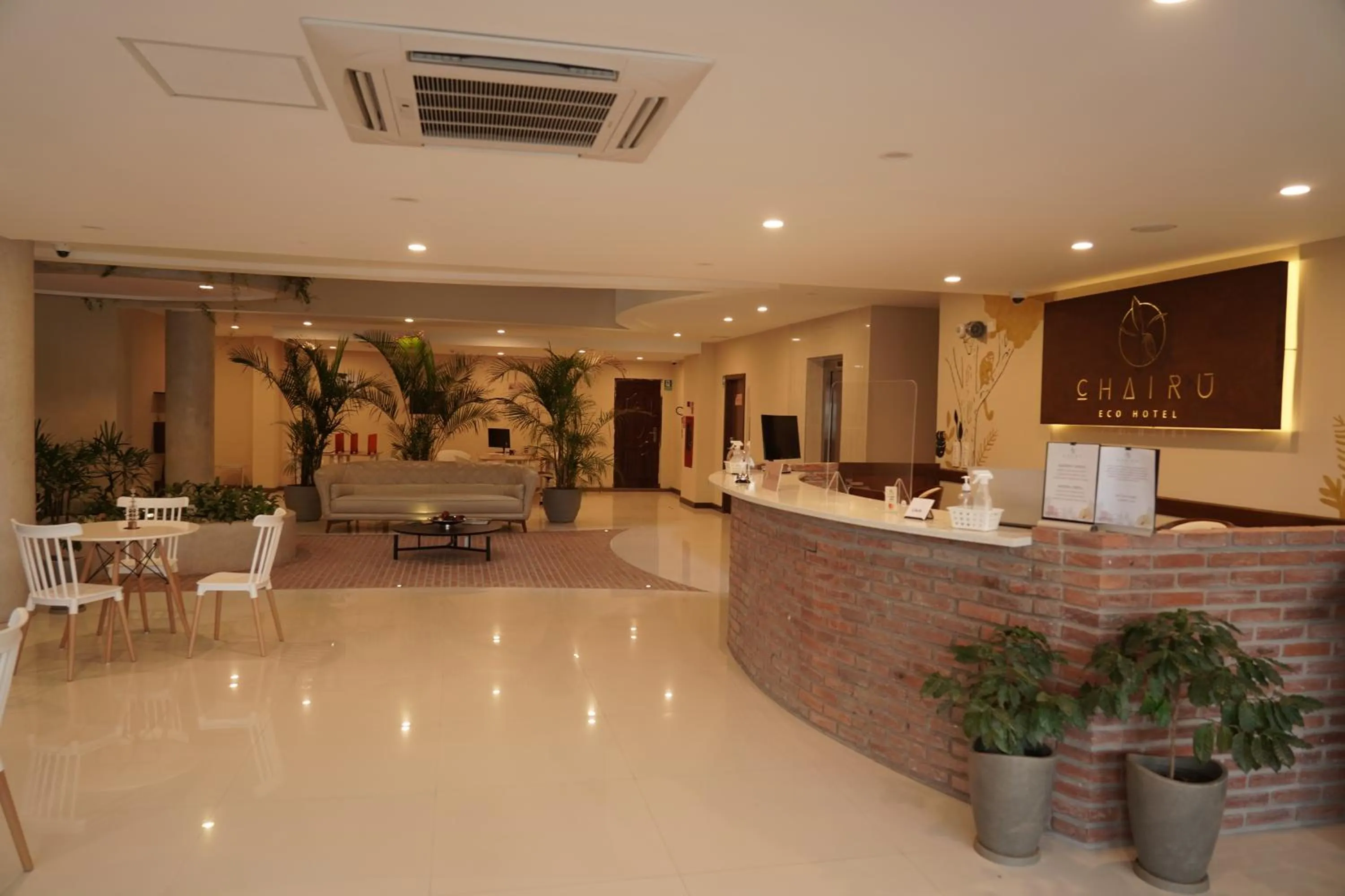 Lobby or reception in Chairu Eco Hotel