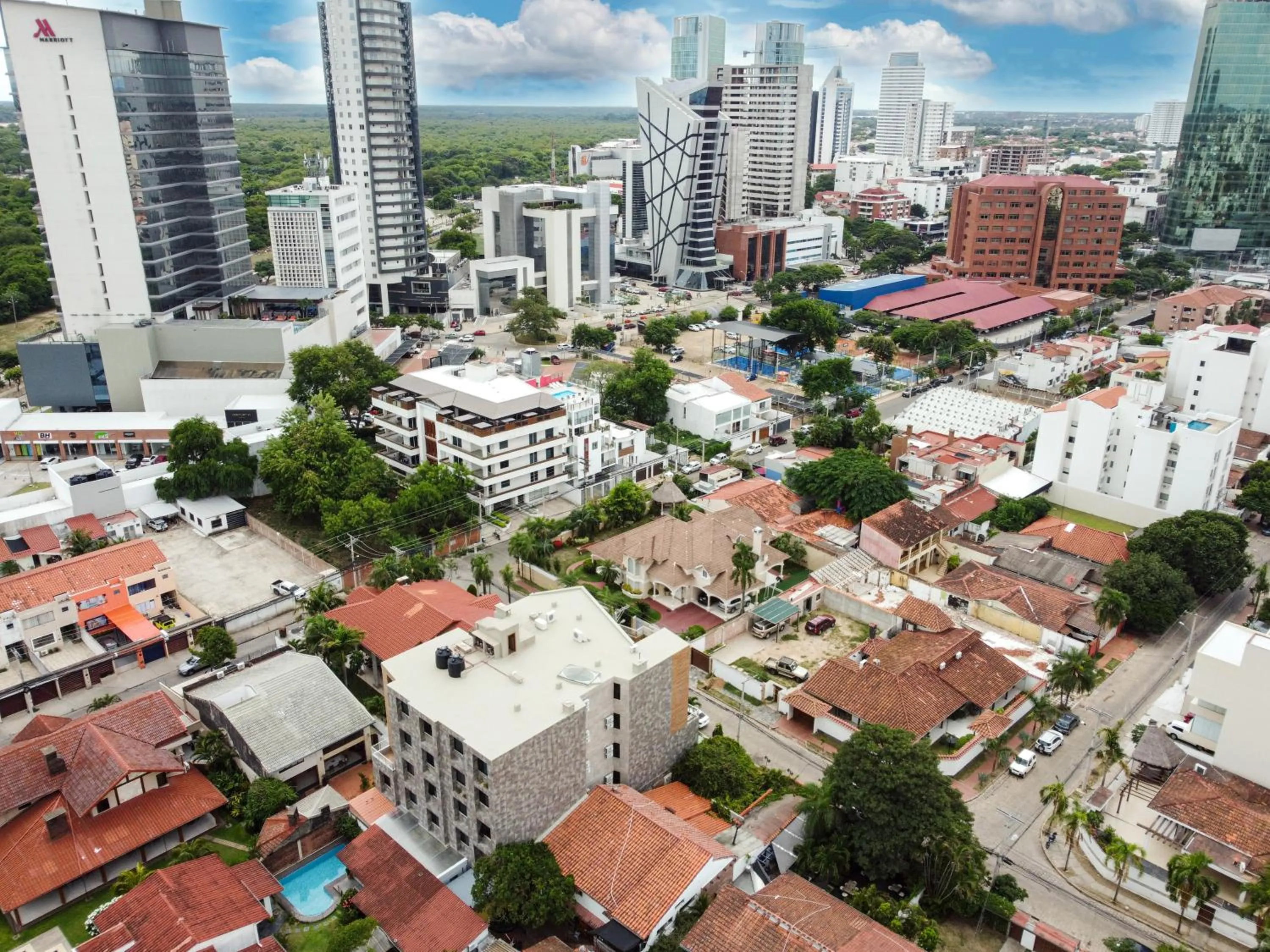 Bird's eye view in Chairu Eco Hotel
