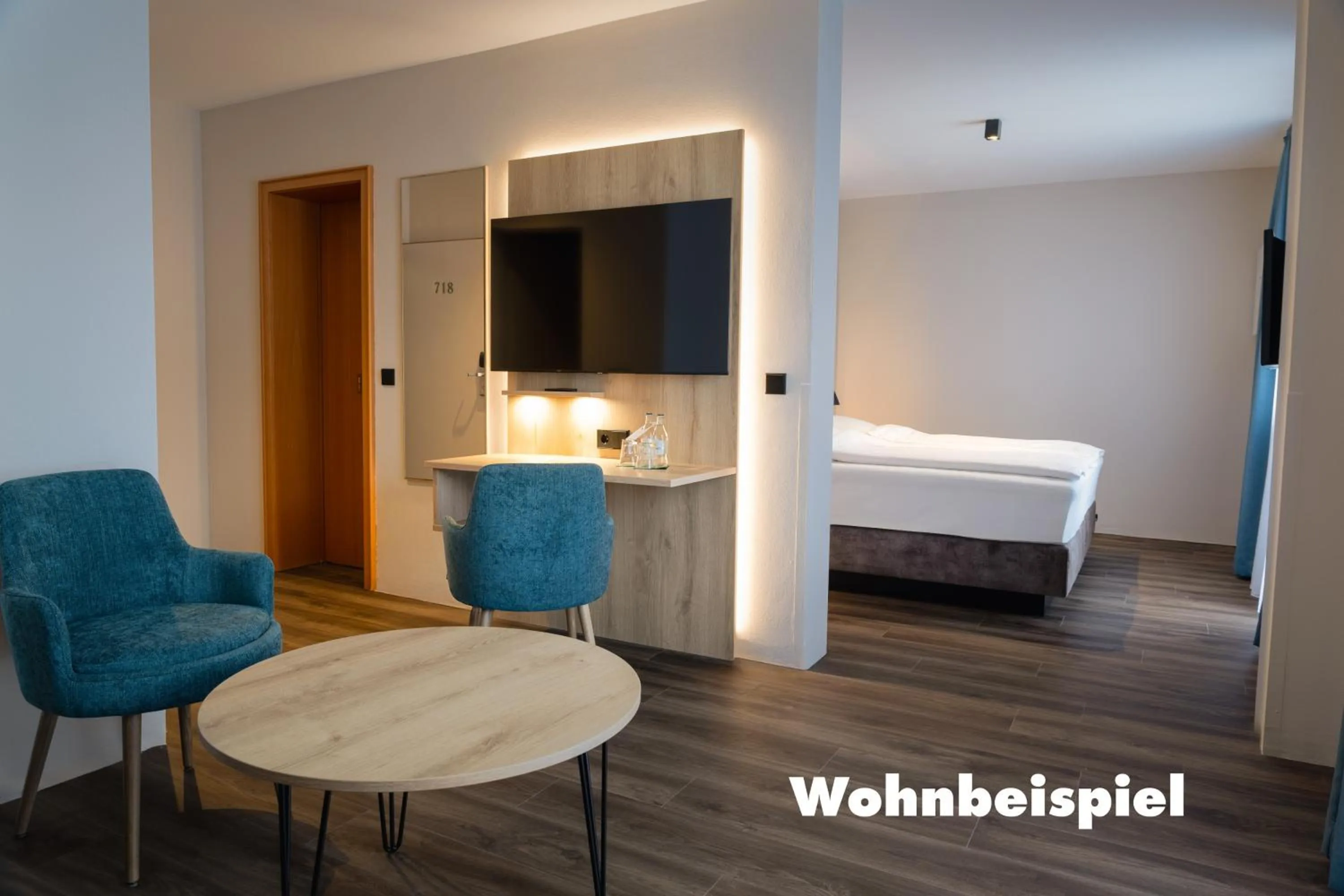 Photo of the whole room, Bed in Hotel Am Moosfeld