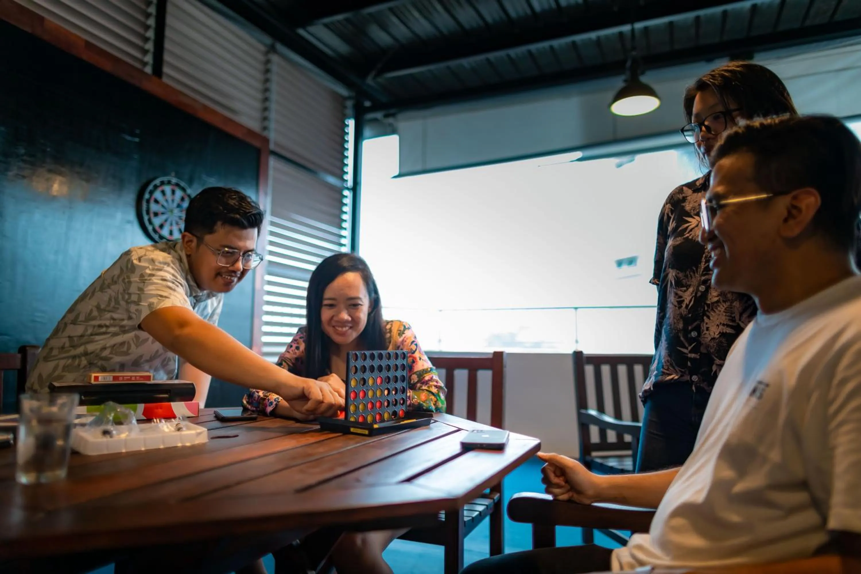 Communal lounge/ TV room in Jpod Capsule Hotel