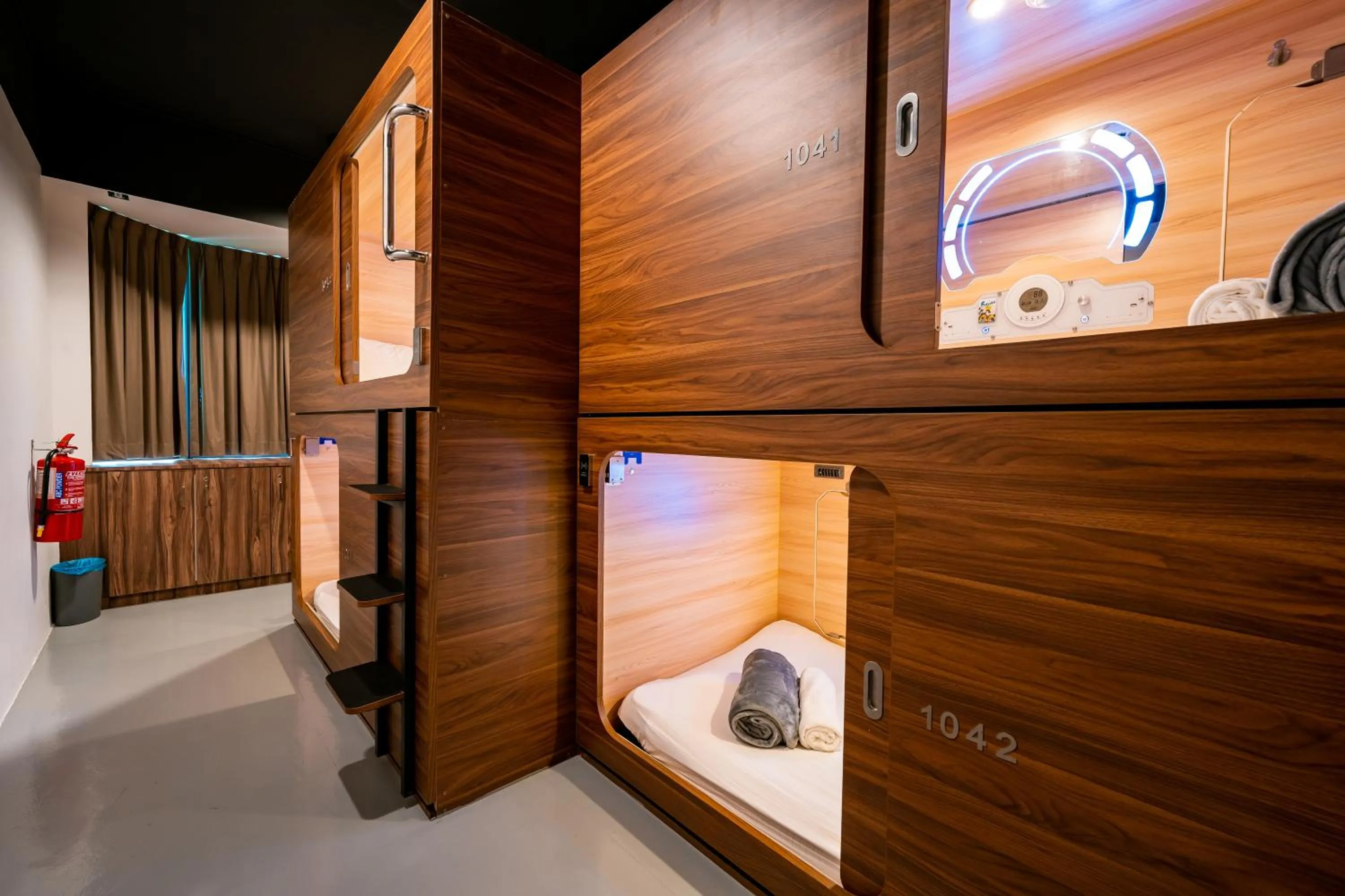 Bed in Jpod Capsule Hotel
