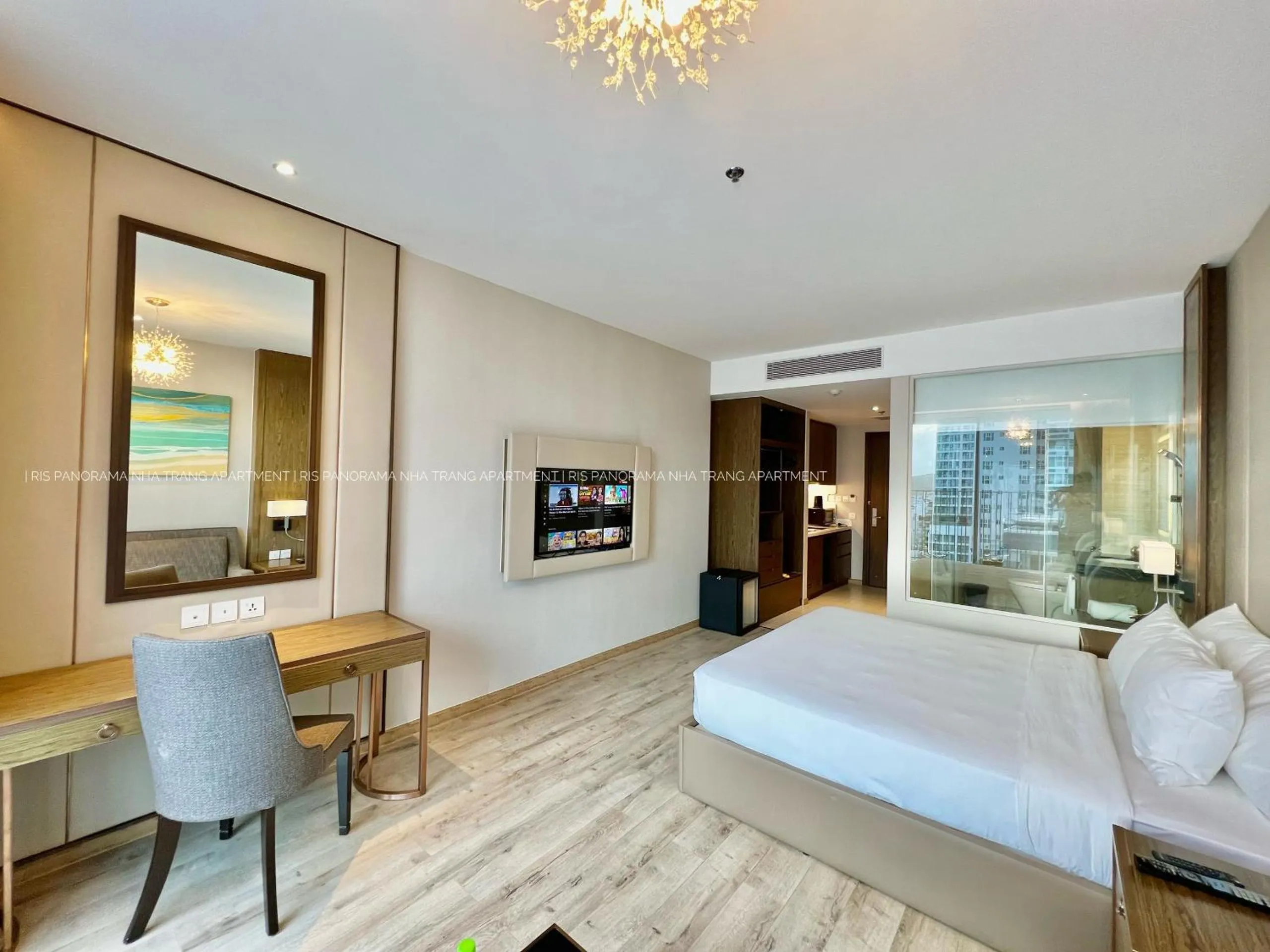 Bed in RIS Panorama Condotel