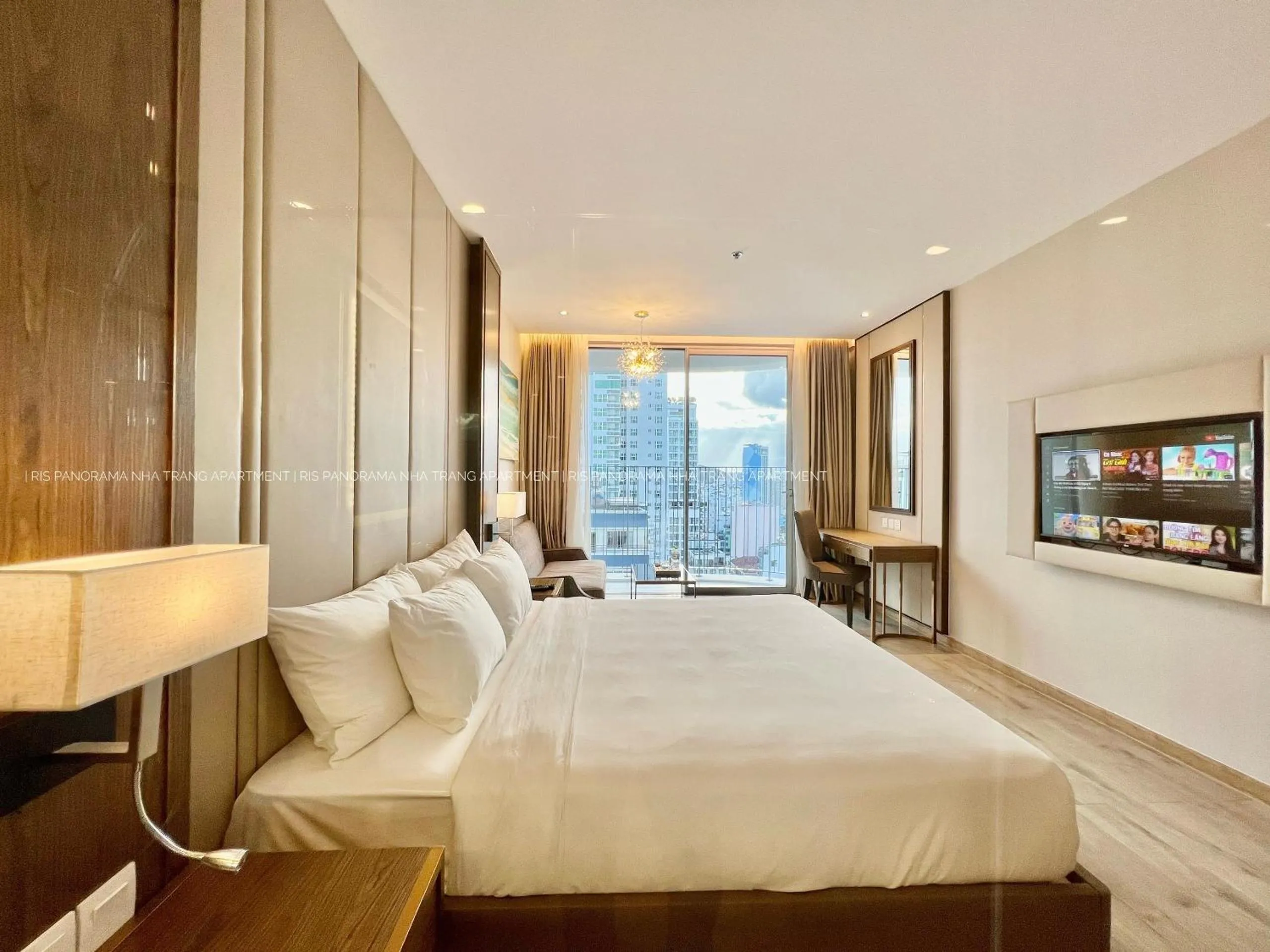 Bed in RIS Panorama Condotel