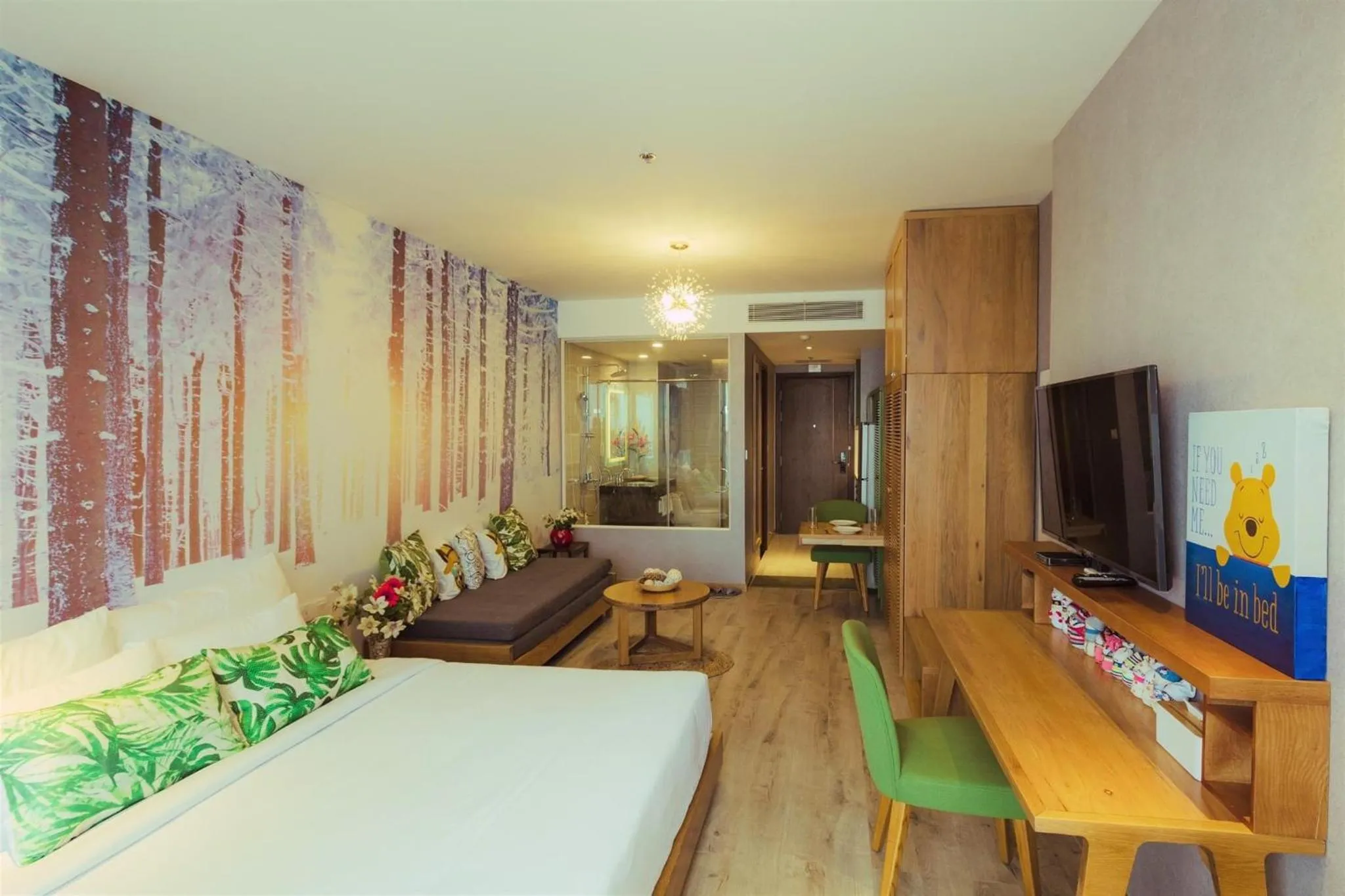 Bed in RIS Panorama Condotel