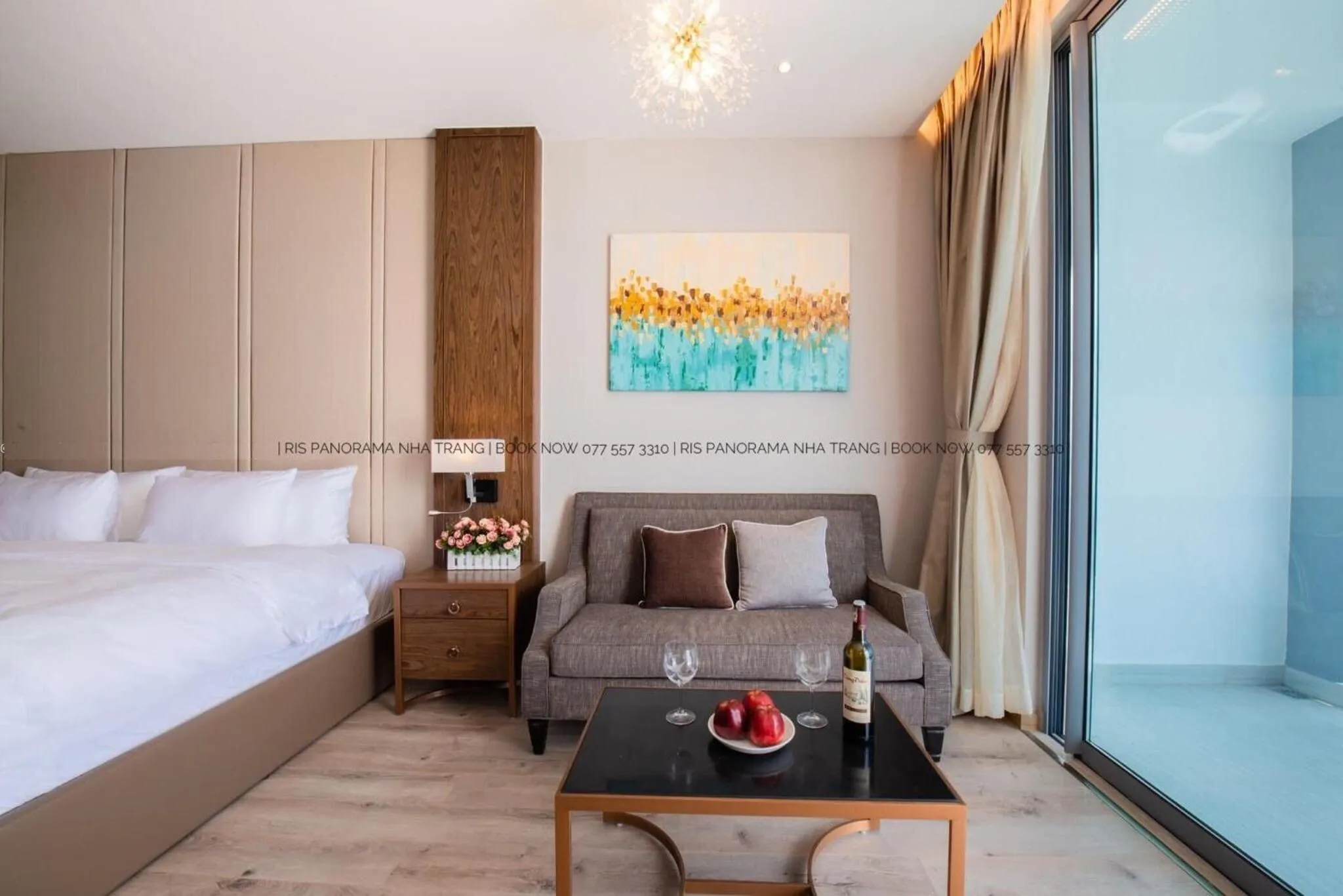 Bed in RIS Panorama Condotel