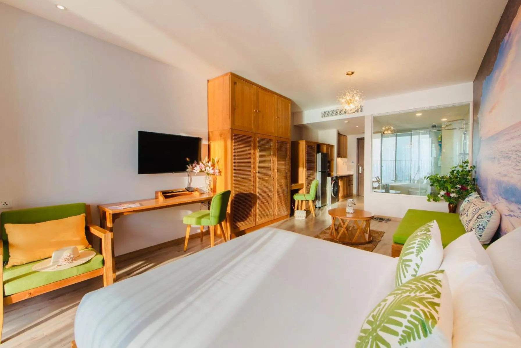 Bed in RIS Panorama Condotel