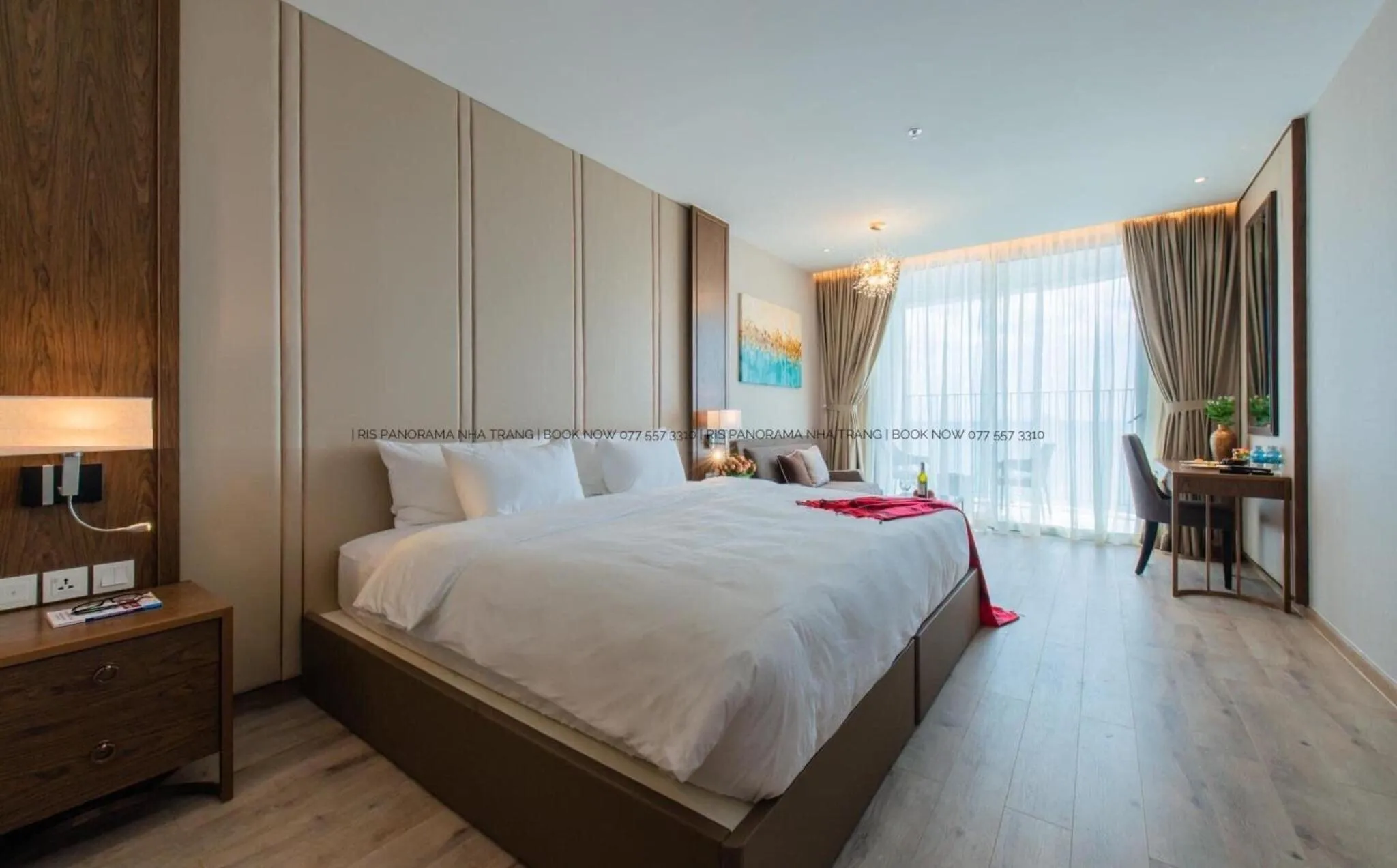 Bed in RIS Panorama Condotel