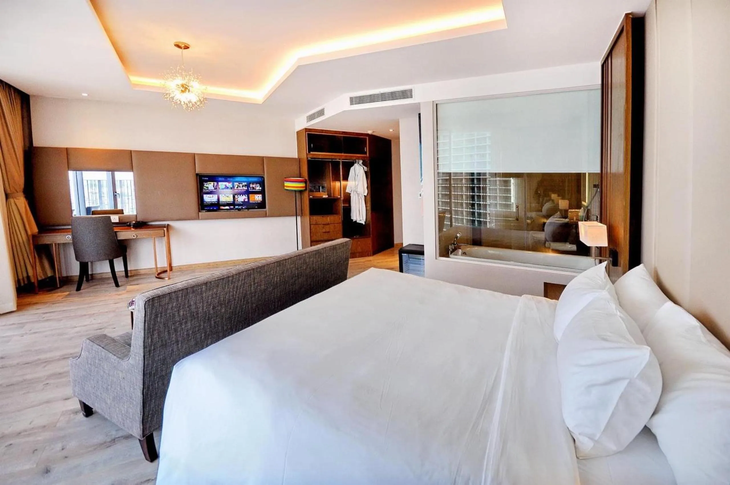 Bed in RIS Panorama Condotel