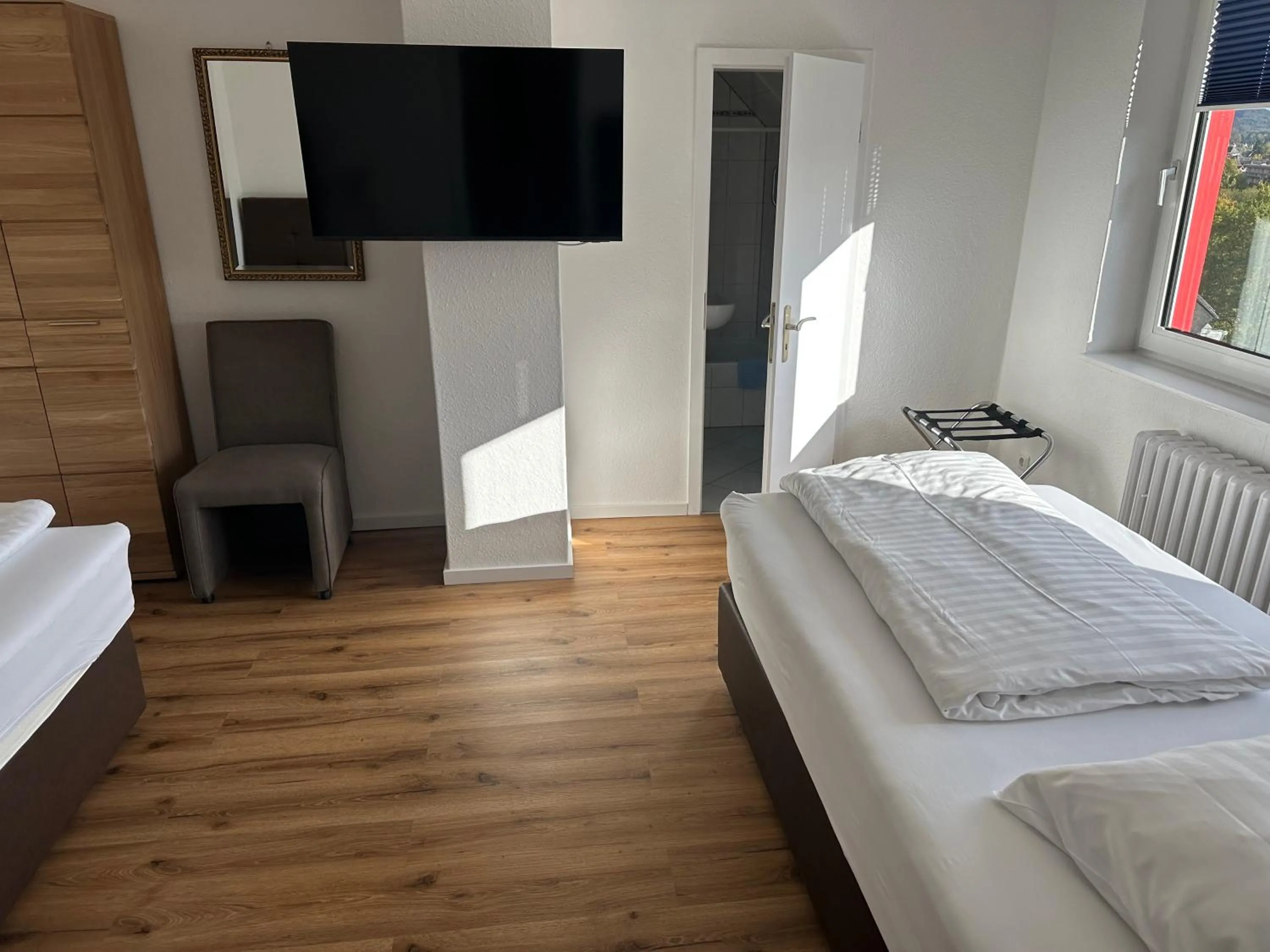 Bed in Hotel Landhaus Apartments