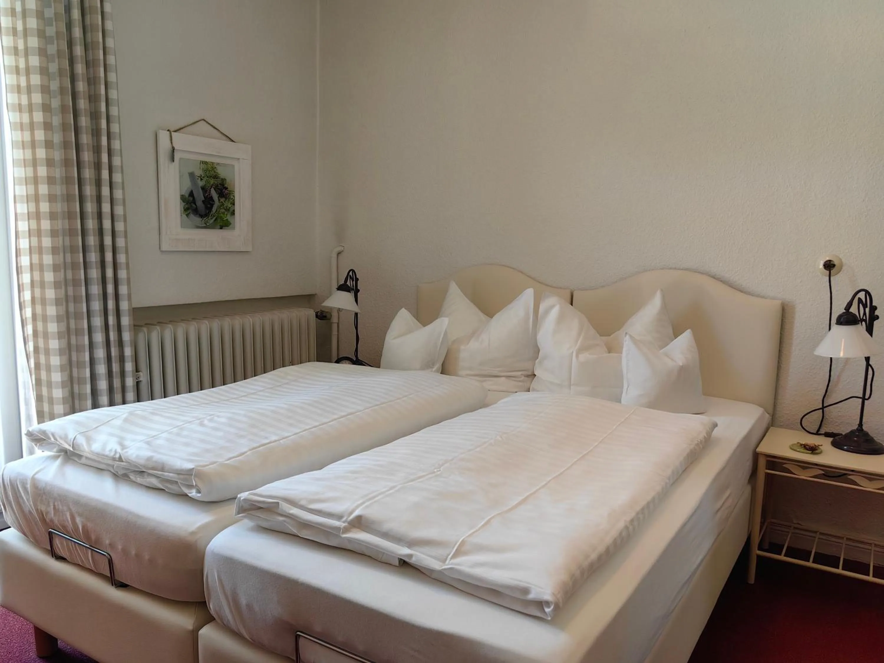 Bed in Hotel Landhaus Apartments