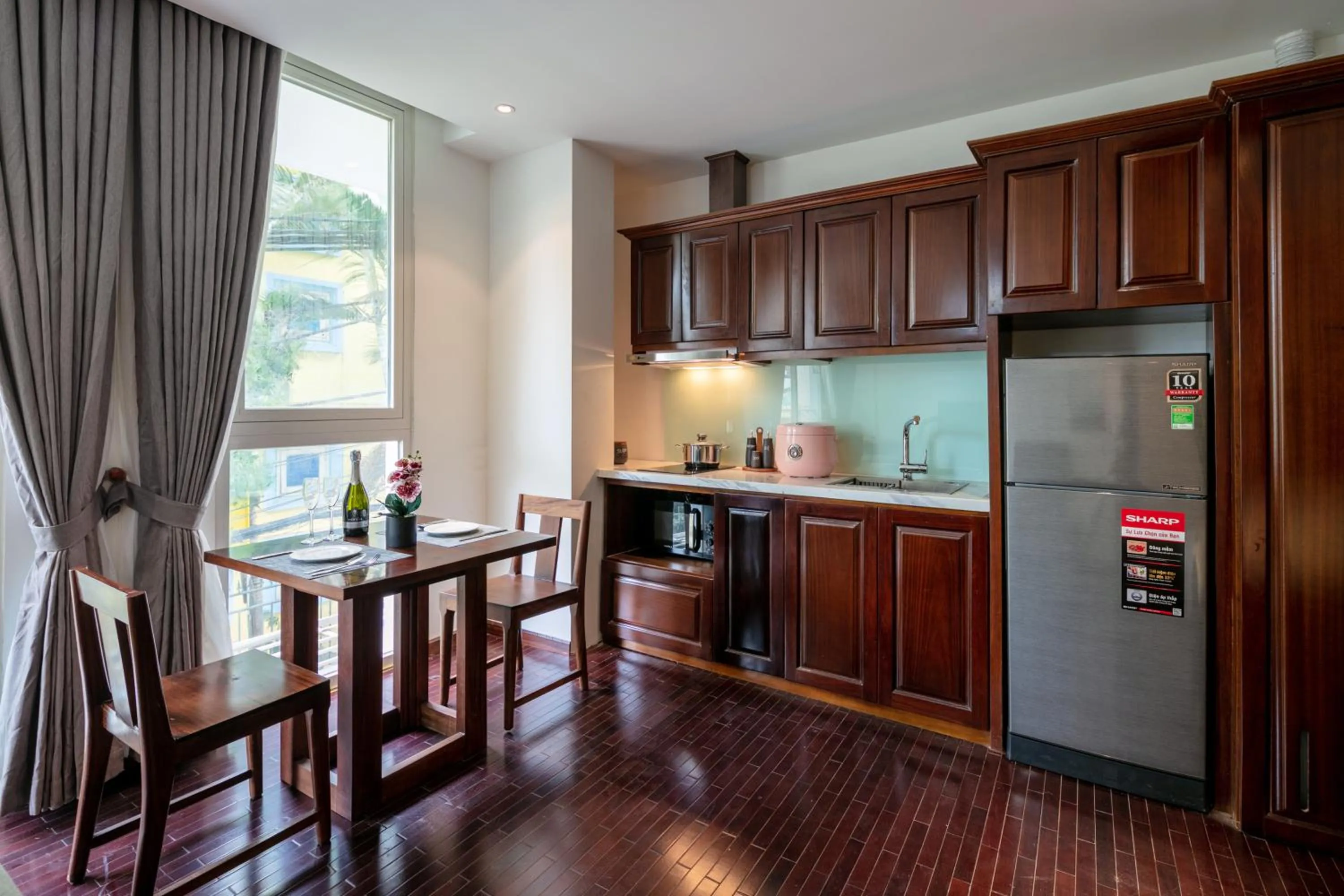 Kitchen or kitchenette in Pegasy Premium Suites & Residence Westlake