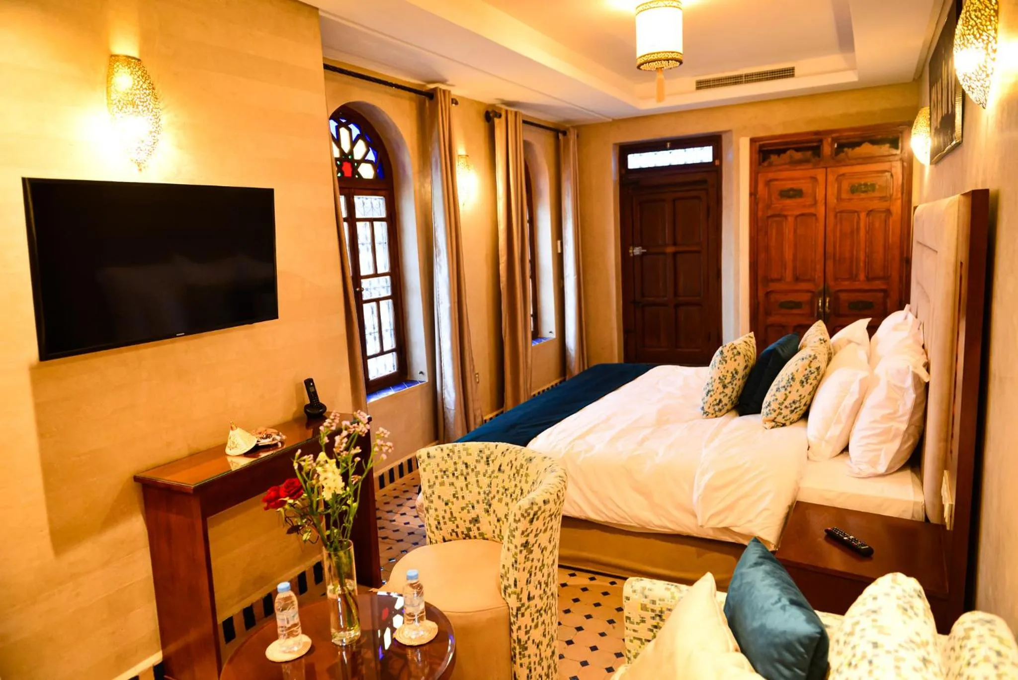 Bedroom, Bed in Riad Al mazhar