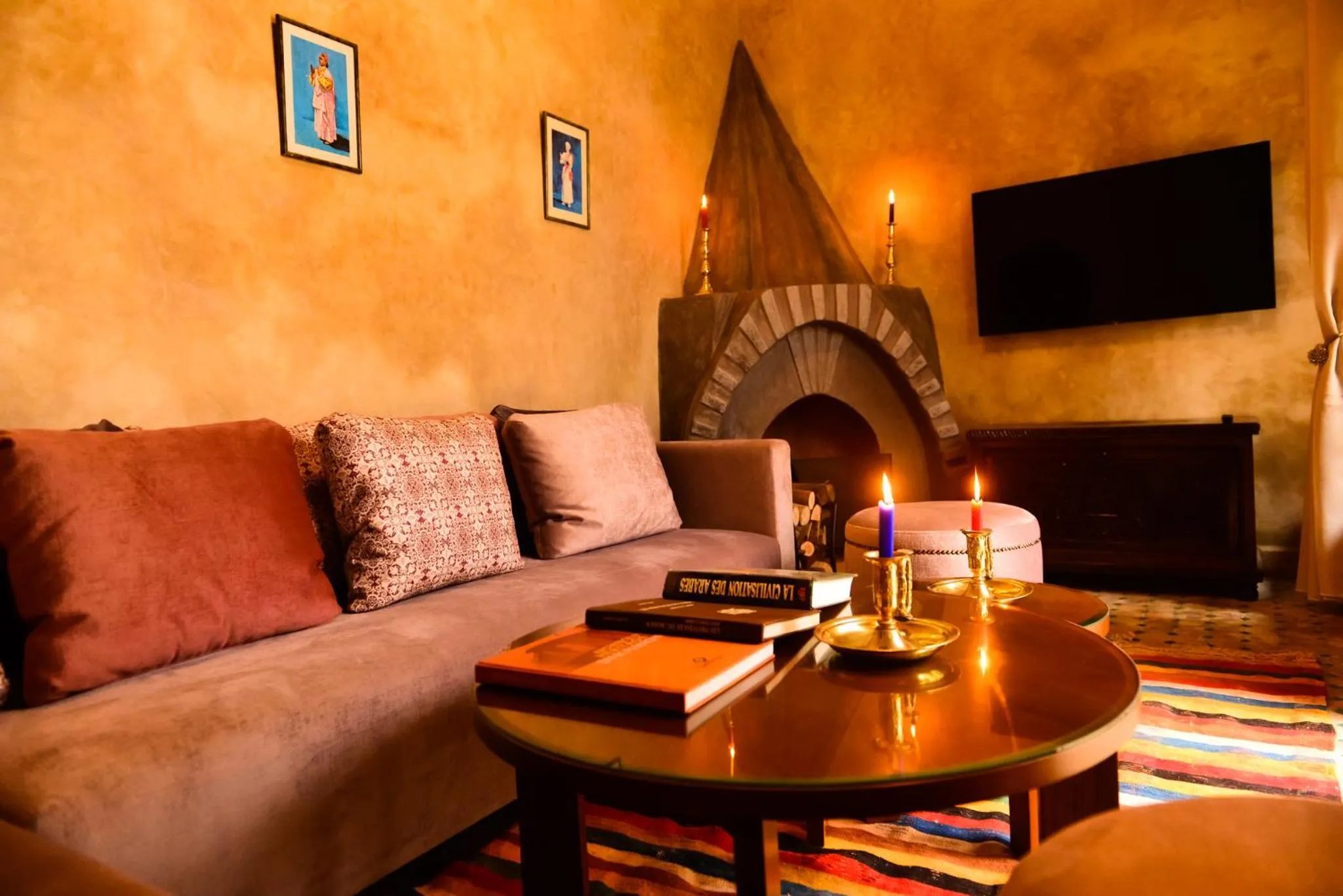 Living room in Riad Al mazhar