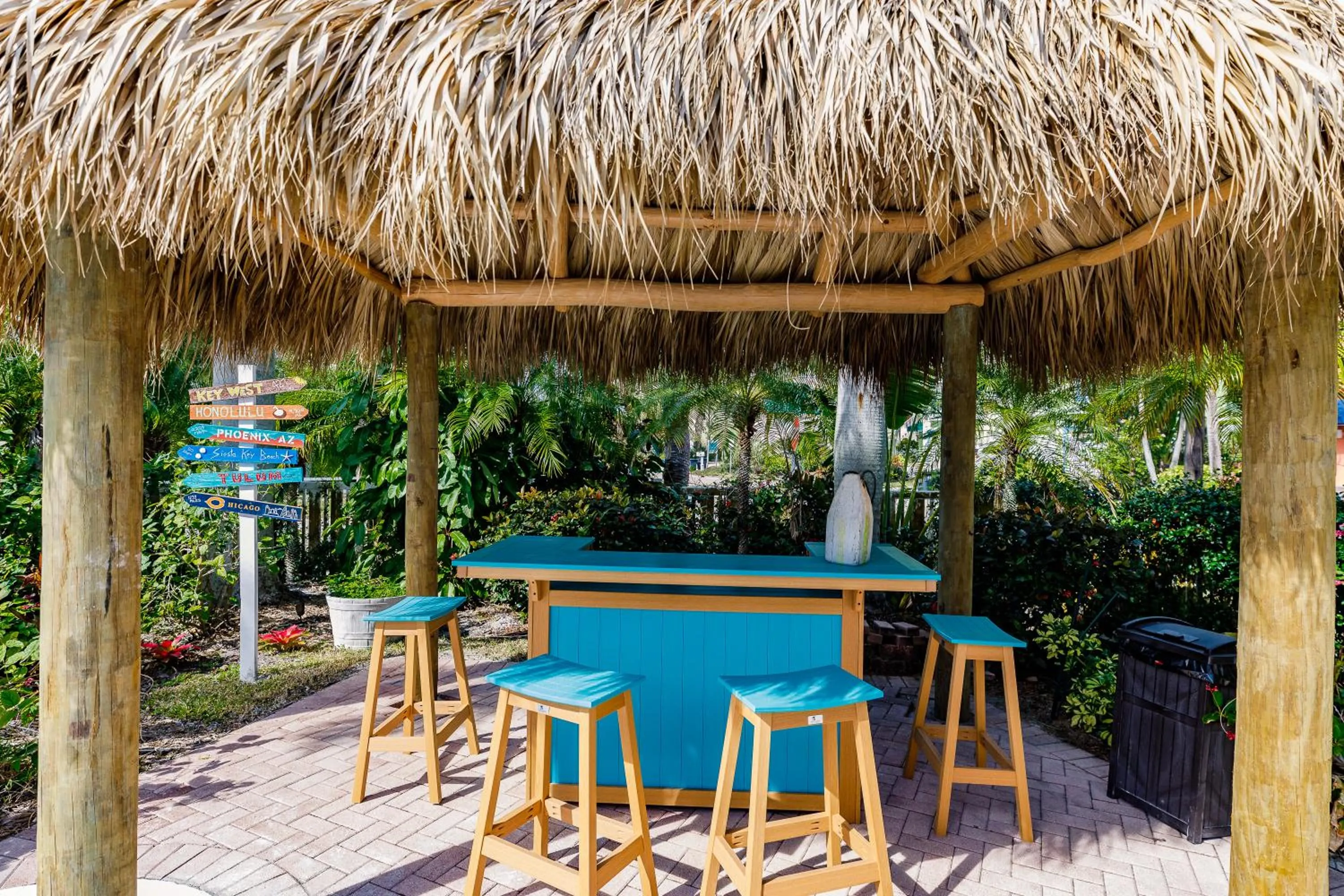Seating area in Siesta Key Island Rentals