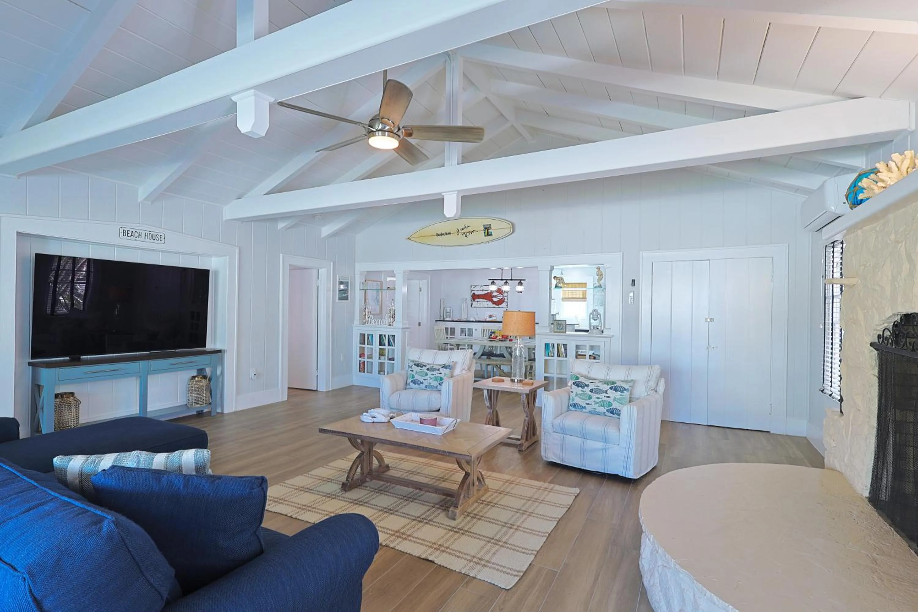 Living room in Siesta Key Island Rentals