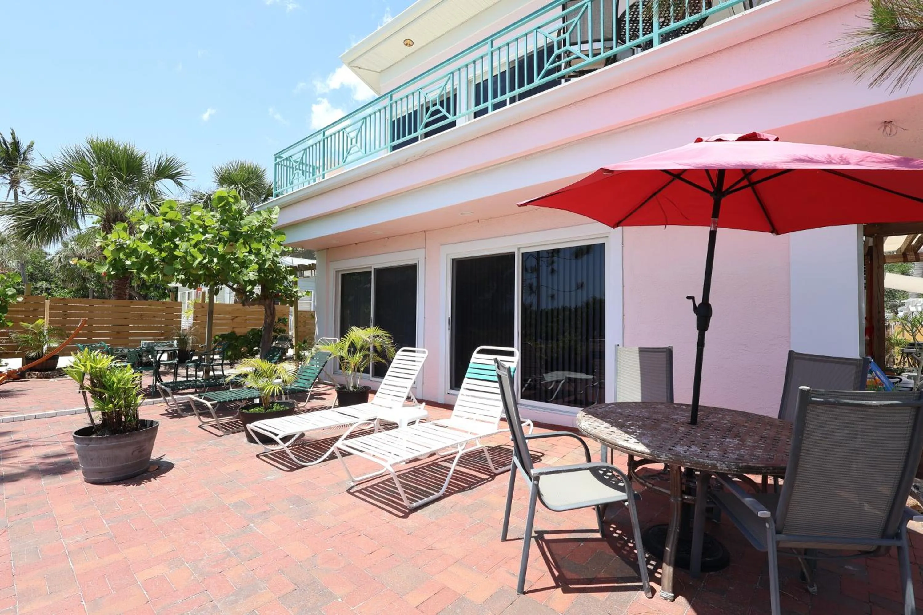 Patio in Siesta Key Island Rentals