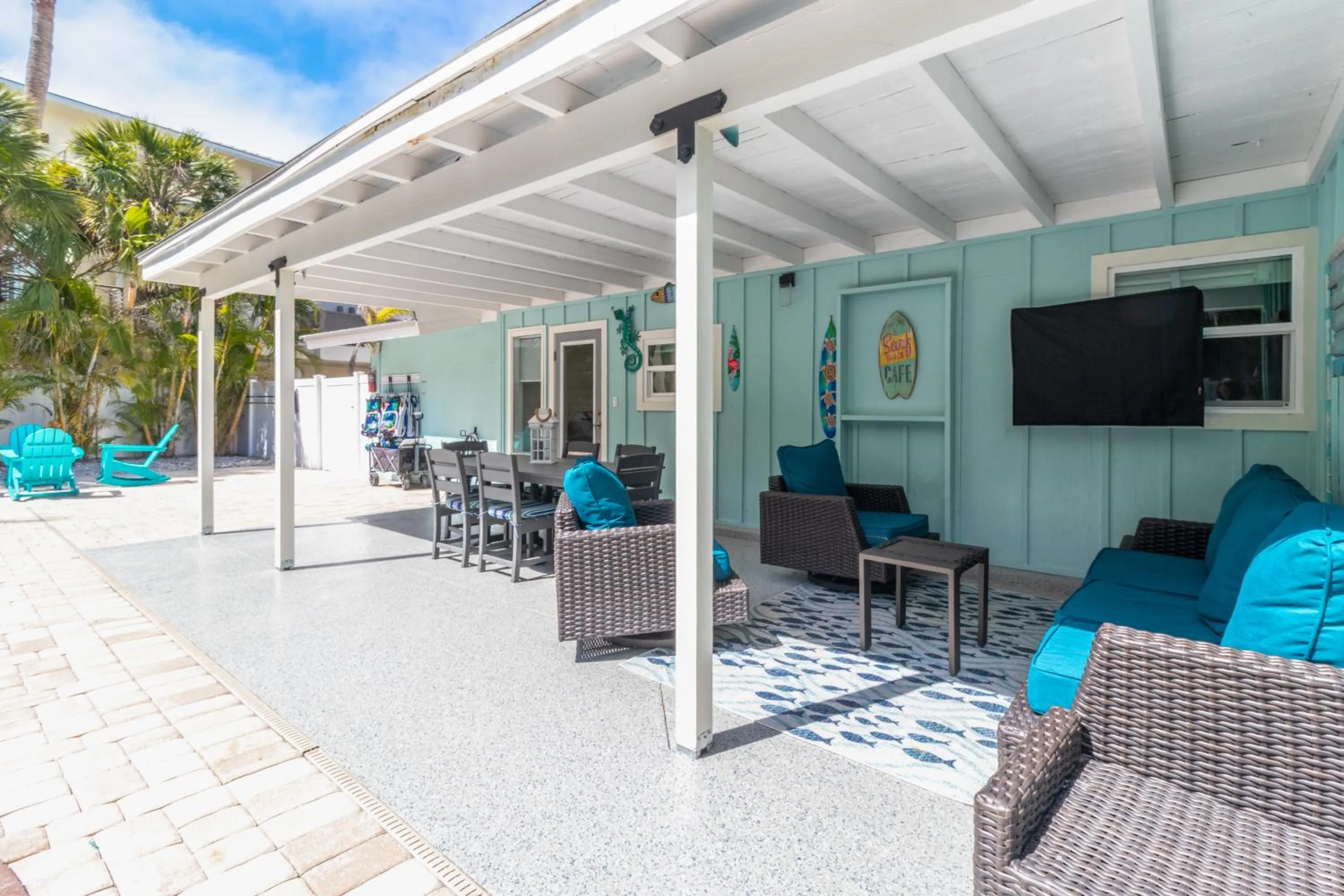 Patio in Siesta Key Island Rentals