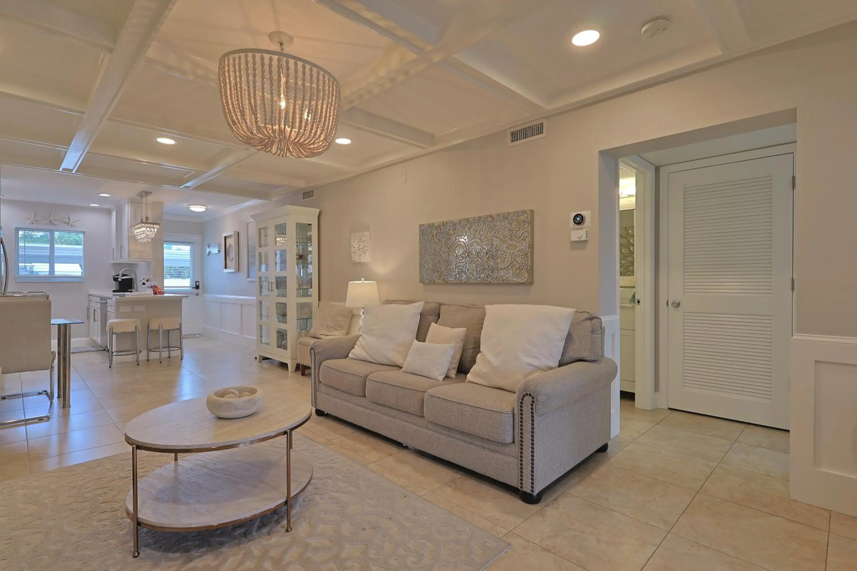 Living room in Siesta Key Island Rentals