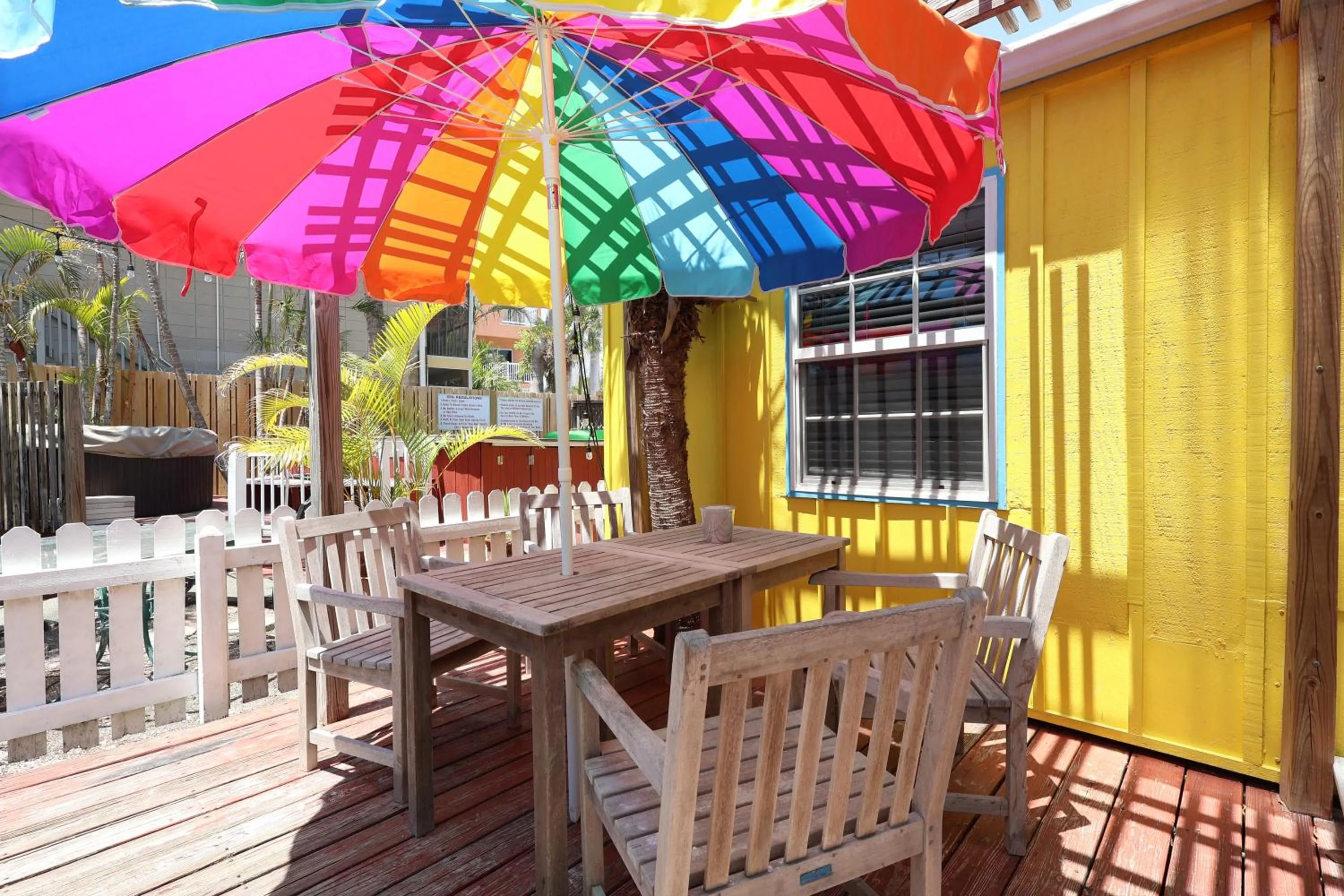 Patio in Siesta Key Island Rentals
