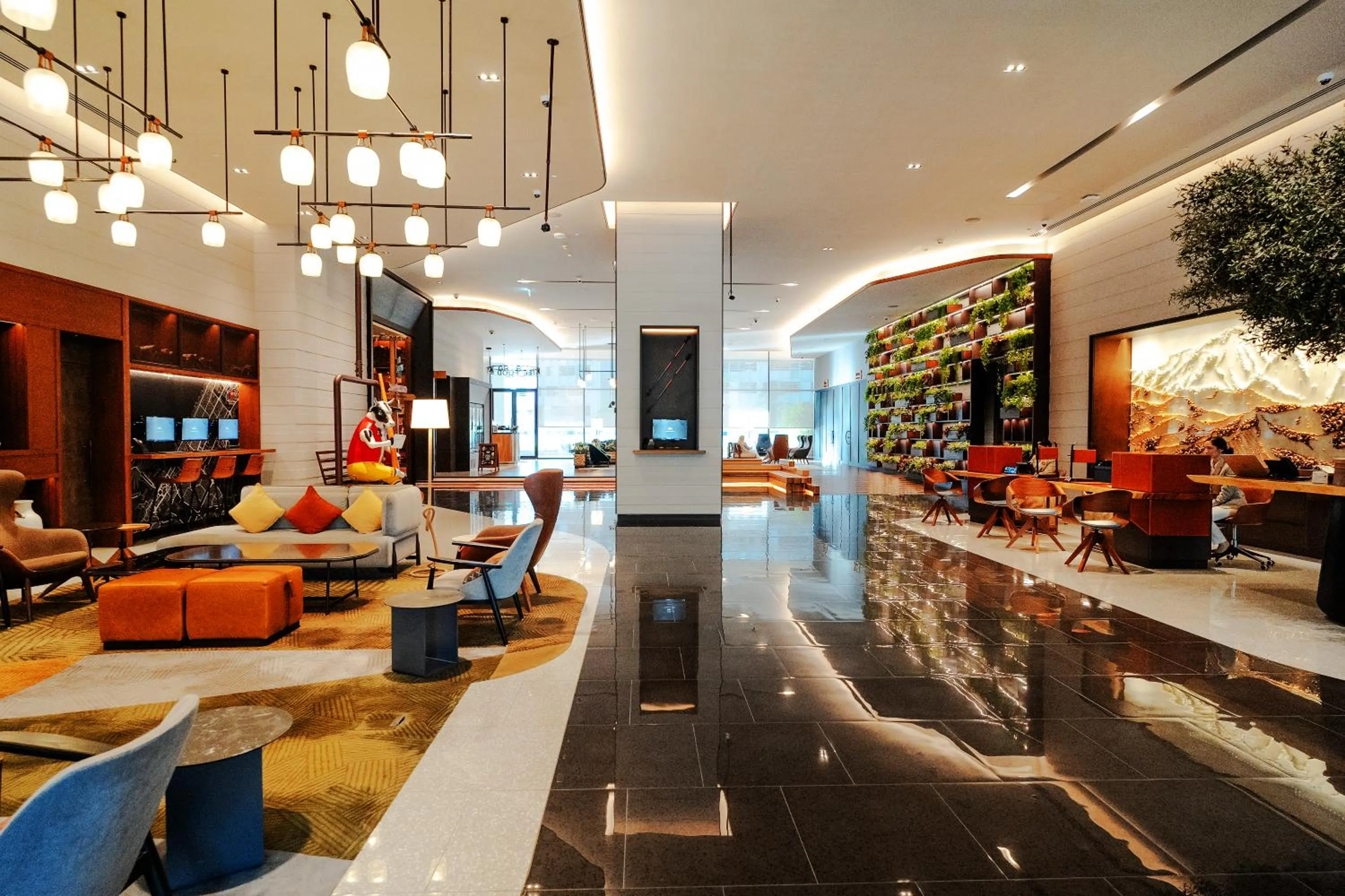 Lobby or reception in Barcelo Business Bay Dubai - Formerly Revier Hotel