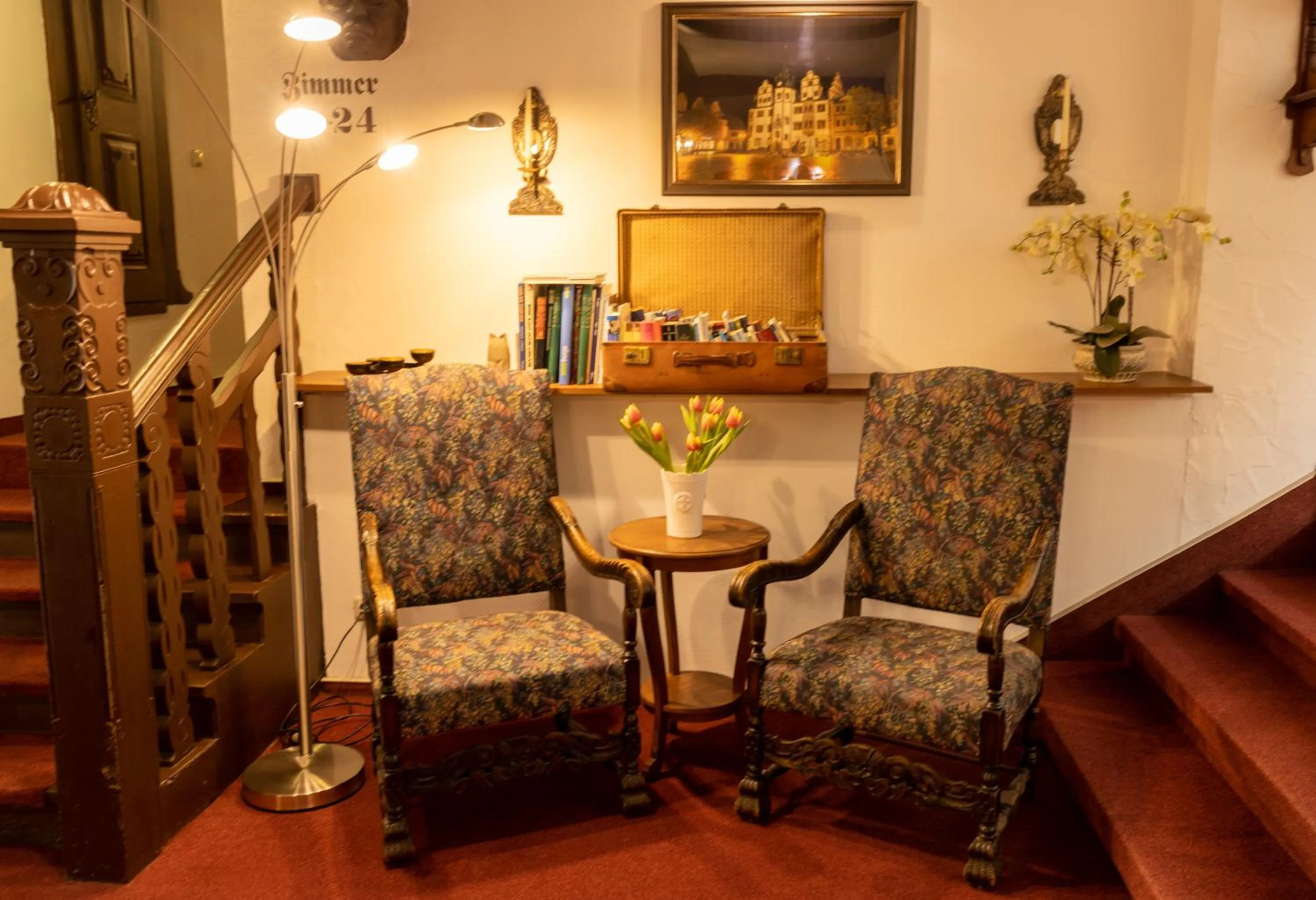 Decorative detail in Hotel Anker